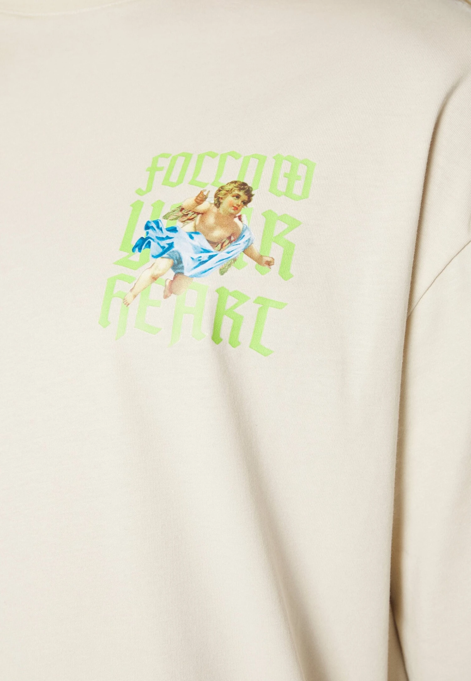 YOURTURN Unisex - T-Shirt Print - Beige 4 YOURTURN Unisex - T-Shirt Print - Beige - Afbeelding 4