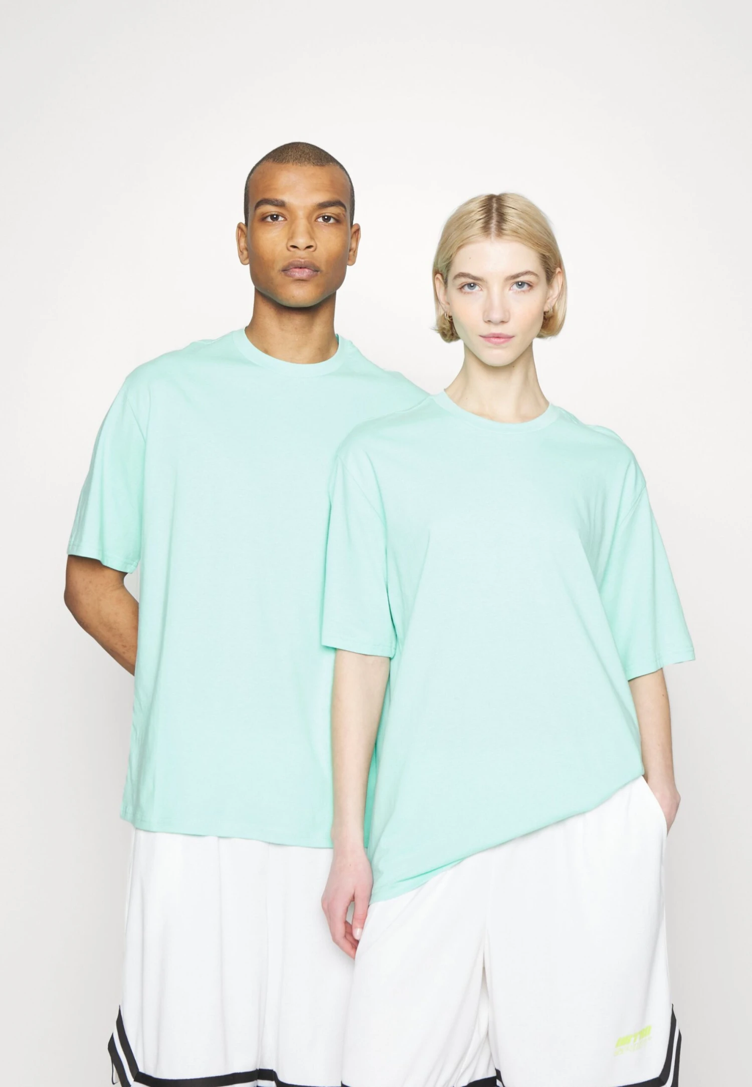 YOURTURN 3Pack Unisex - T-Shirt Basic - White/Mint/Black 3 YOURTURN 3Pack Unisex - T-Shirt Basic - White/Mint/Black - Afbeelding 3