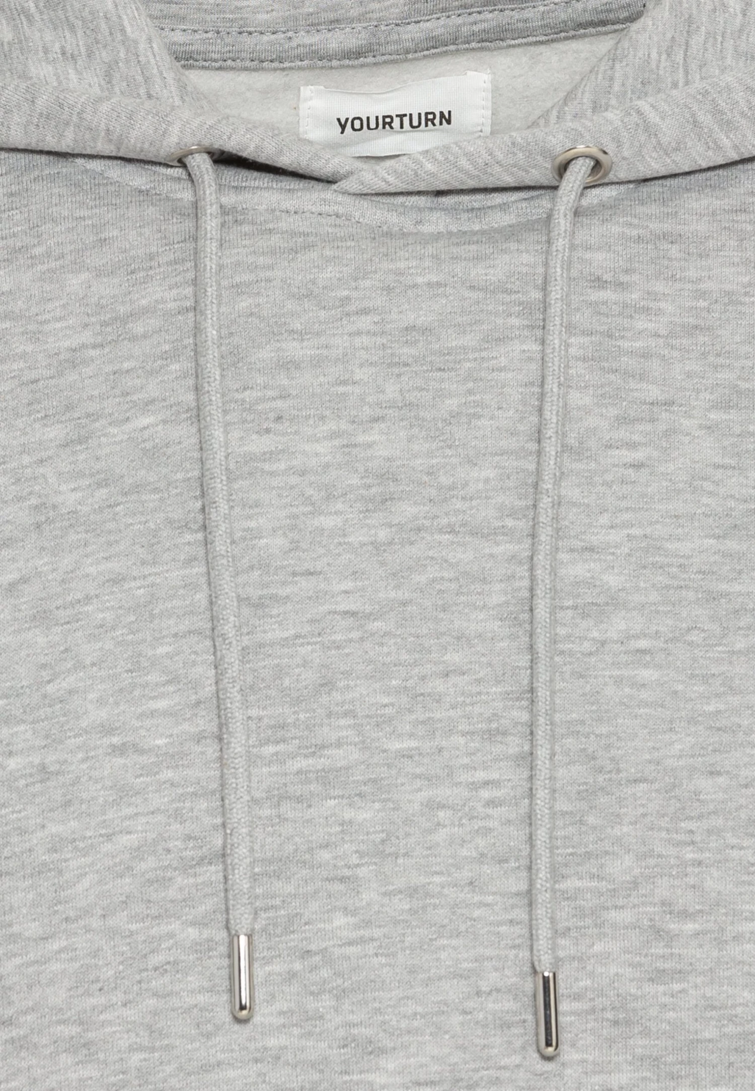 YOURTURN Unisex - Hoodie - Mottled Grey 3 YOURTURN Unisex - Hoodie - Mottled Grey - Afbeelding 3