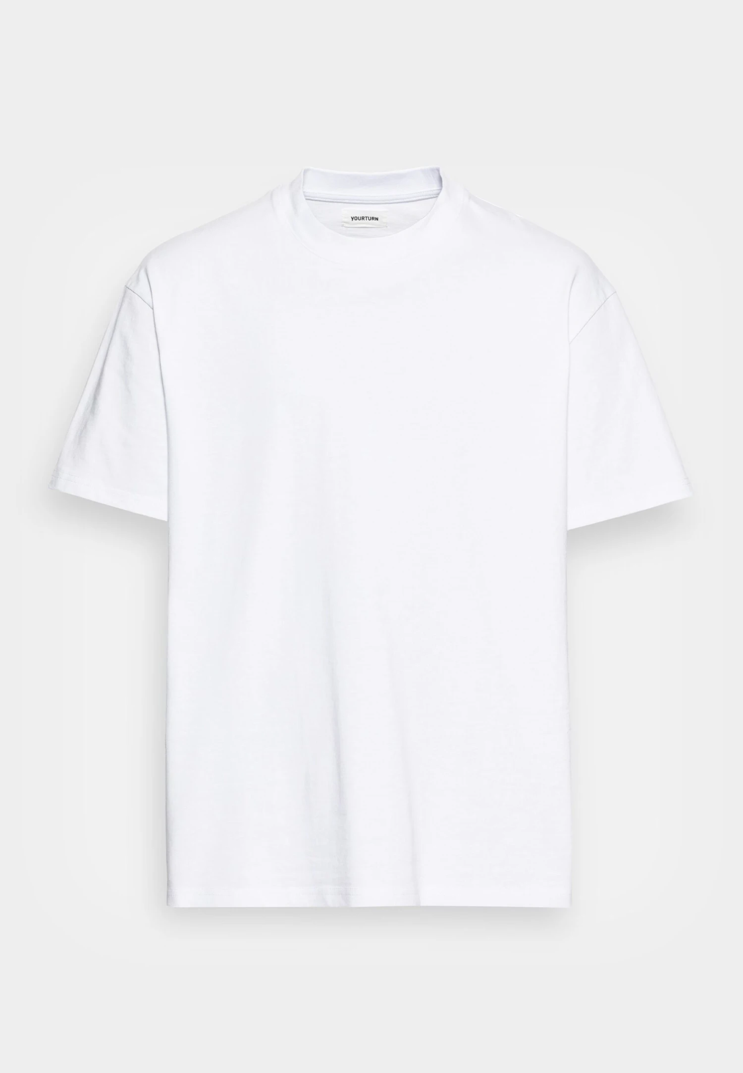 YOURTURN Heavy Weight Tee Unisex - T-Shirt Basic - White 4 YOURTURN Heavy Weight Tee Unisex - T-Shirt Basic - White - Afbeelding 4