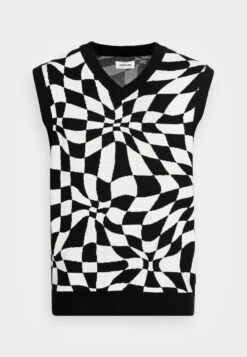 YOURTURN Distorted Check Vest Unisex - Trui - Black/White 8 YOURTURN Distorted Check Vest Unisex - Trui - Black/White -YOURTURN Verkoopwinkel 0c905aaa1f764777bb0751bb5f4242ae