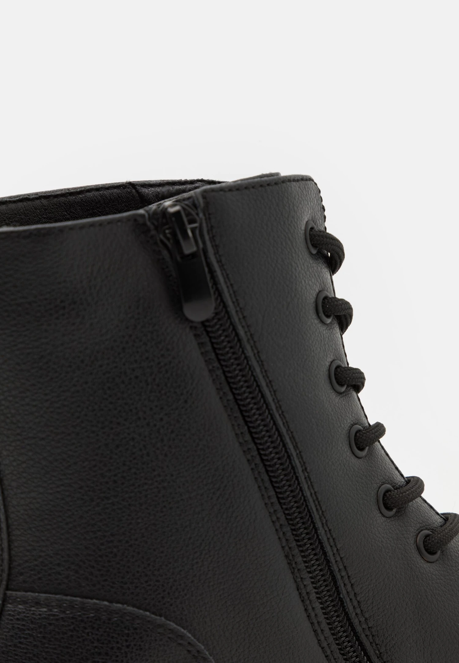 YOURTURN Veterboots - Black 6 YOURTURN Veterboots - Black - Afbeelding 6