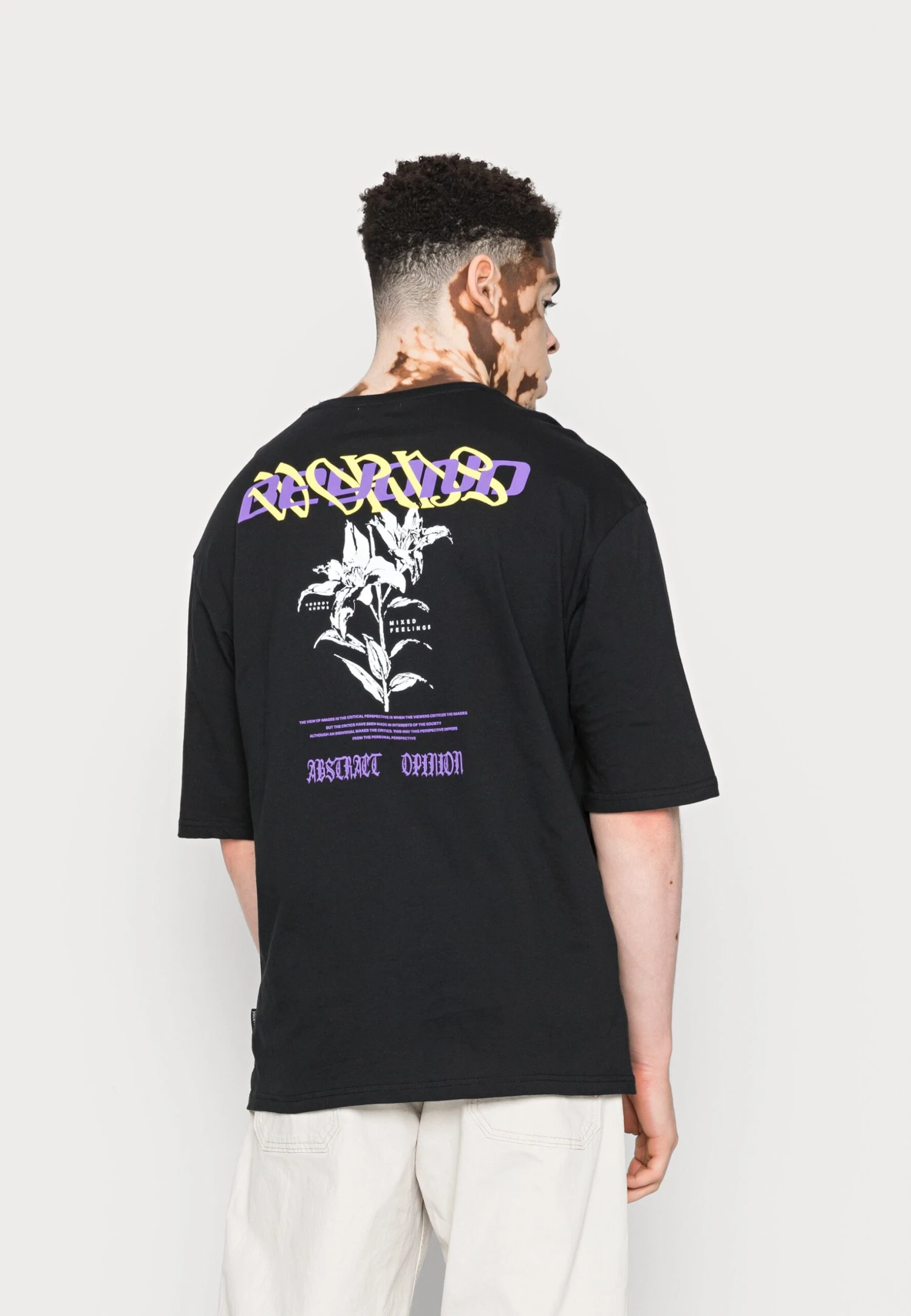 YOURTURN Graphic T-Shirt Beyond Unisex - T-Shirt Print - Black 1 YOURTURN Graphic T-Shirt Beyond Unisex - T-Shirt Print - Black