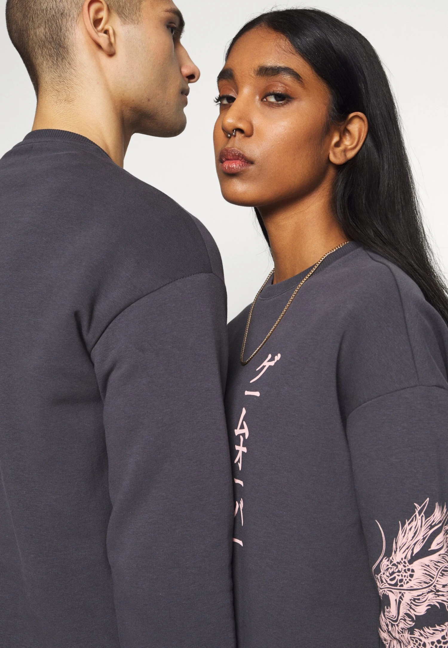 YOURTURN Sweater - Dark Gray 4 YOURTURN Sweater - Dark Gray - Afbeelding 4