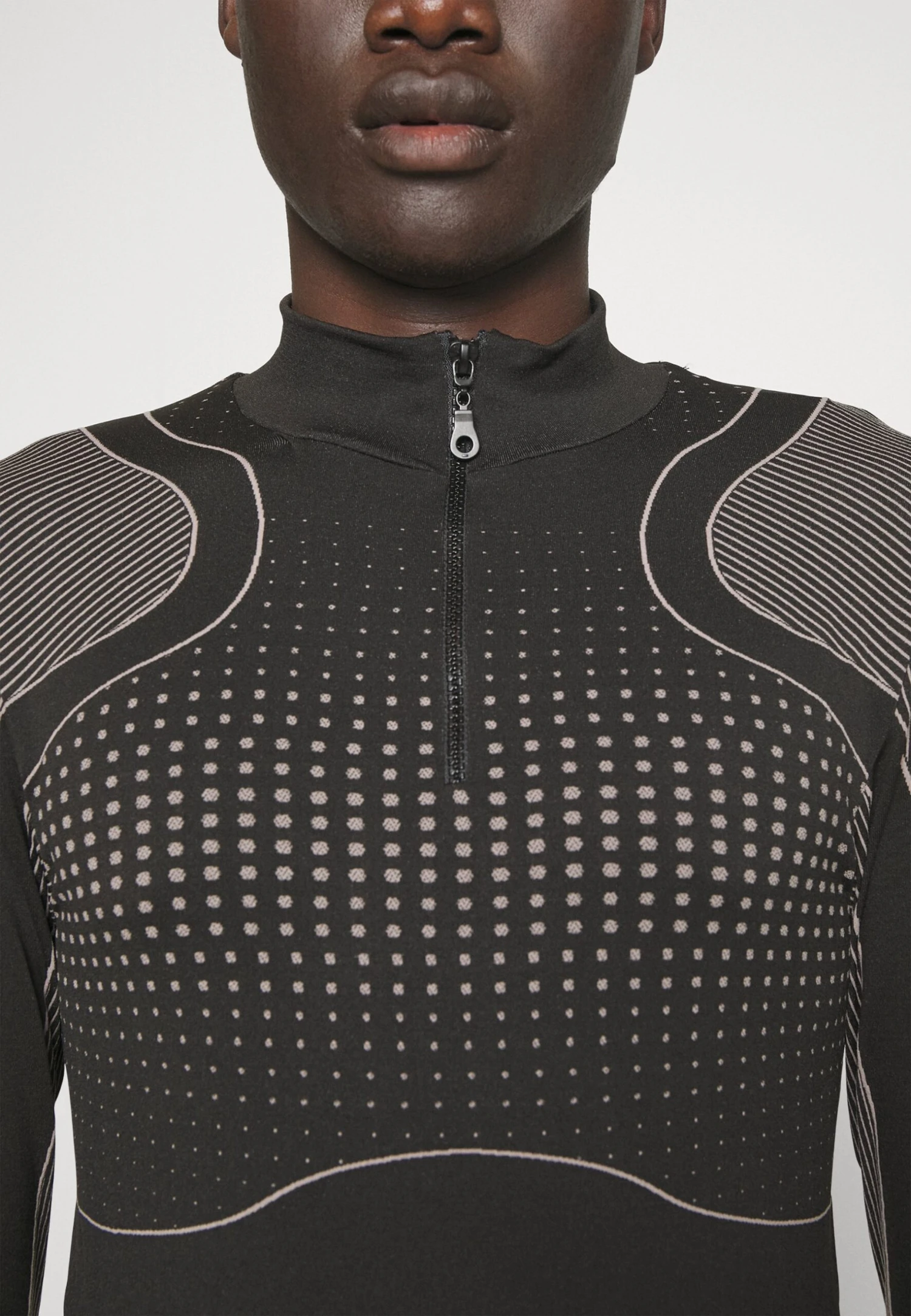 YOURTURN Jaquard Sports Unisex - Longsleeve - Black 6 YOURTURN Jaquard Sports Unisex - Longsleeve - Black - Afbeelding 6