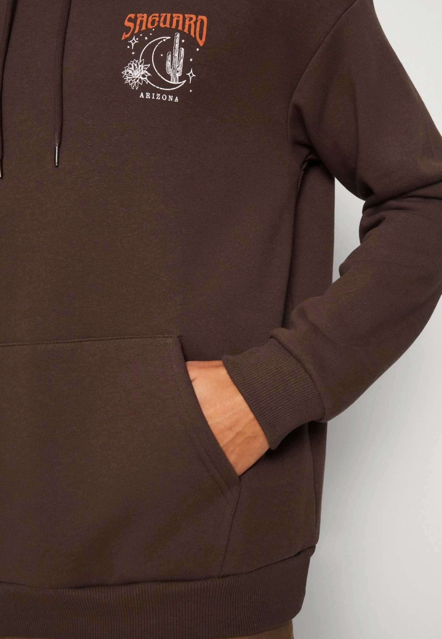 YOURTURN Unisex - Hoodie - Brown 6 YOURTURN Unisex - Hoodie - Brown - Afbeelding 6