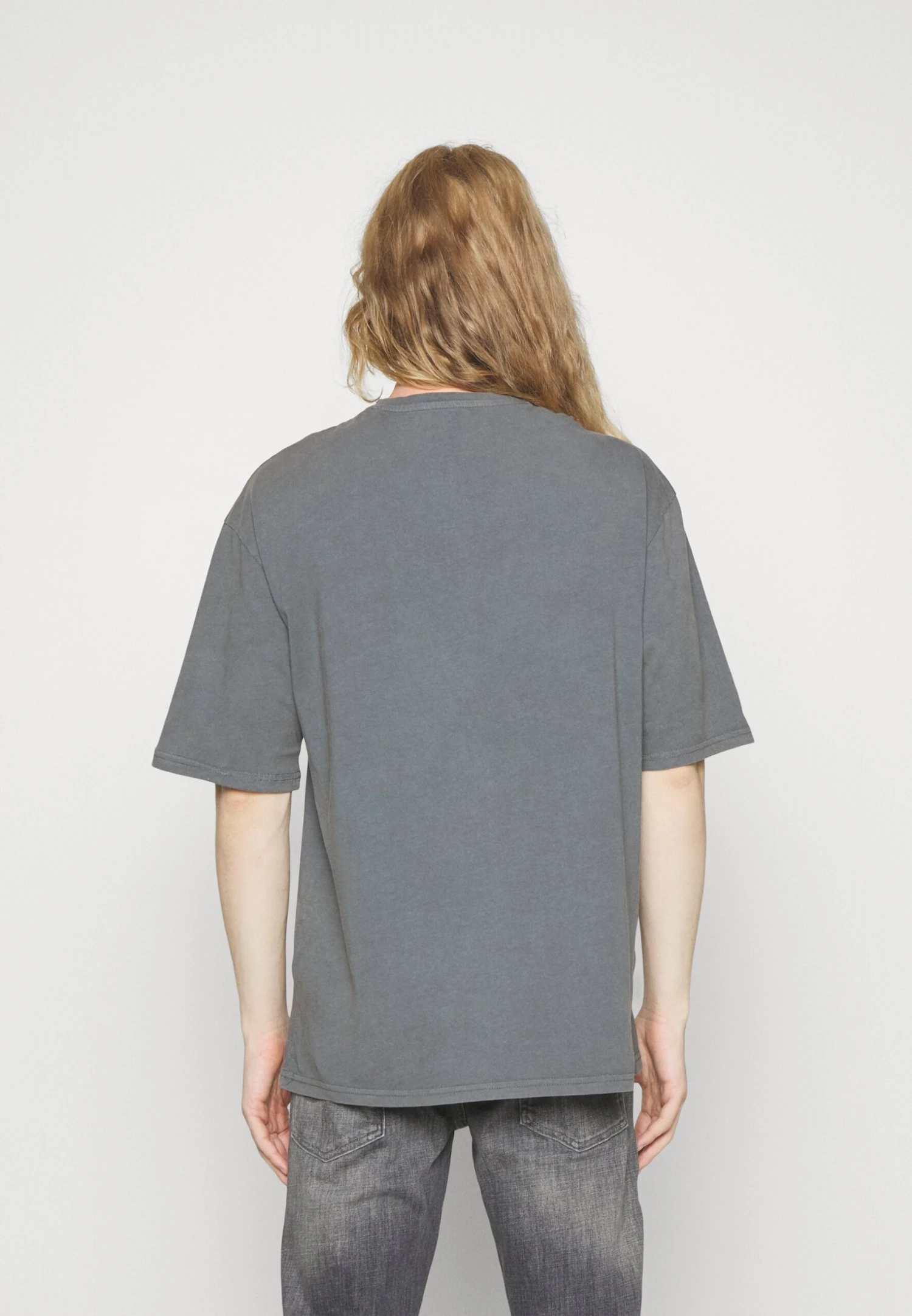 YOURTURN Unisex - T-Shirt Print - Mottled Black 3 YOURTURN Unisex - T-Shirt Print - Mottled Black - Afbeelding 3