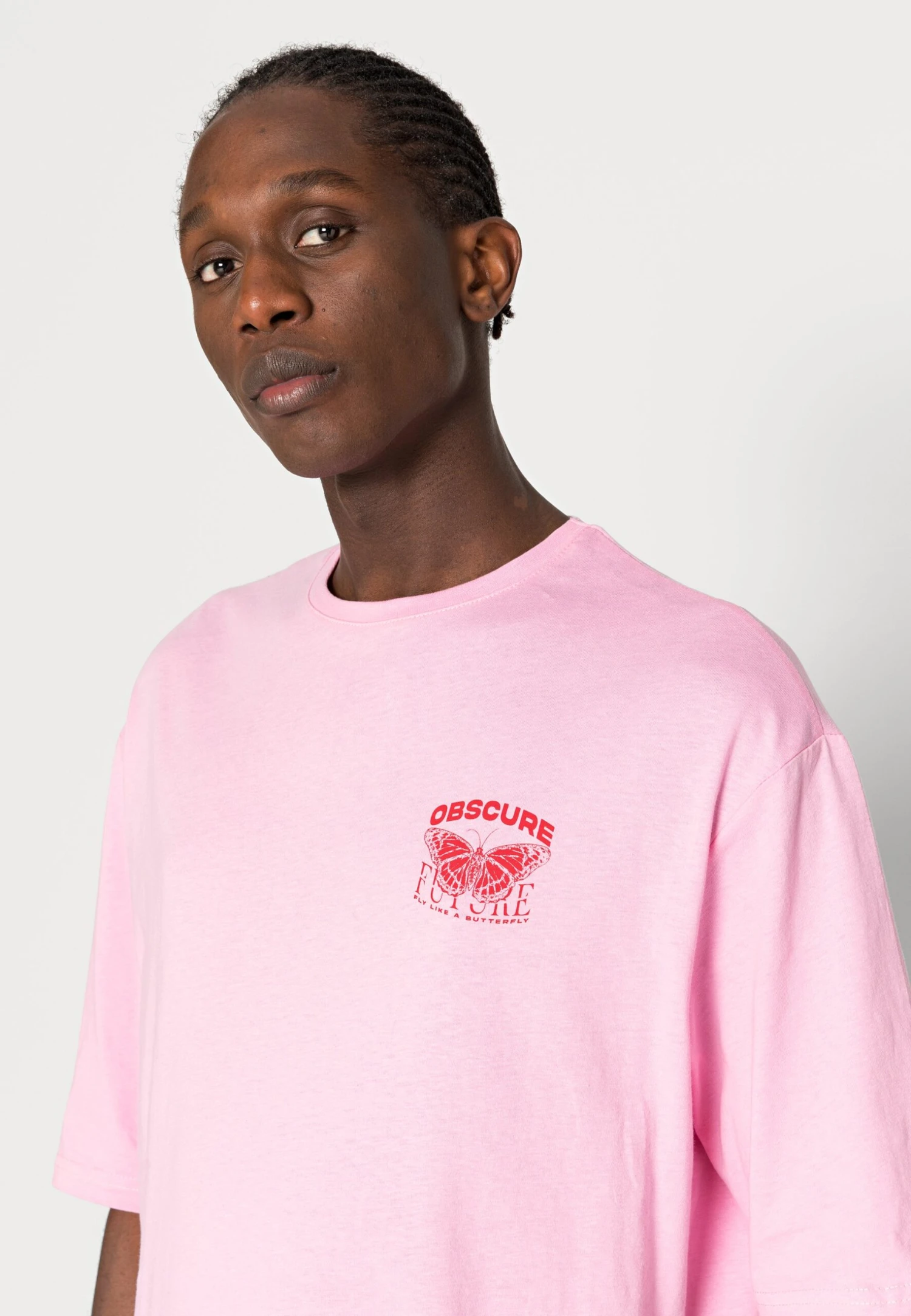 YOURTURN Nostalgia Future Tee Unisex - T-Shirt Print - Pink 5 YOURTURN Nostalgia Future Tee Unisex - T-Shirt Print - Pink - Afbeelding 5