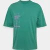YOURTURN Print Wash Unisex - T-Shirt Print - Green