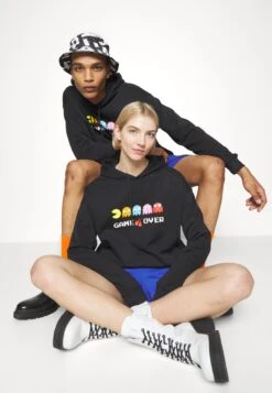 YOURTURN Pac-Man Unisex - Sweater - Black -YOURTURN Verkoopwinkel 30d6307775db403297fa037df91afe54