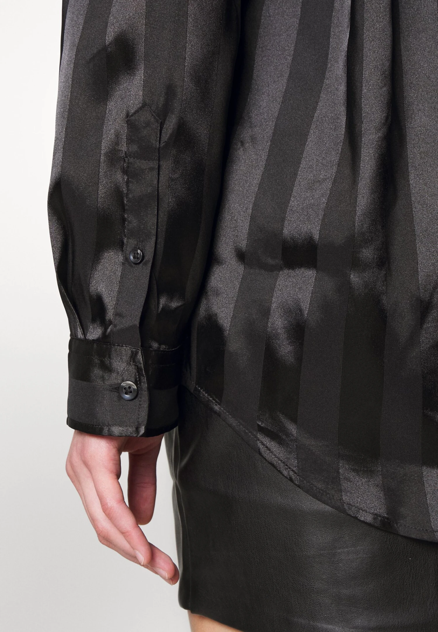 YOURTURN Festive Unisex - Overhemd - Black 6 YOURTURN Festive Unisex - Overhemd - Black - Afbeelding 6