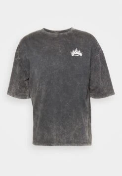 YOURTURN Skull Graphic Tee Unisex - T-Shirt Print - Mottled Black -YOURTURN Verkoopwinkel 3341a74bddf74d959dffbf4e41605549