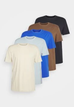 YOURTURN Unisex 5 Pack - T-Shirt Basic - Light Blue/Blue/Stone 12 YOURTURN Unisex 5 Pack - T-Shirt Basic - Light Blue/Blue/Stone -YOURTURN Verkoopwinkel 36ac9d56f3284287817f767068469cf1