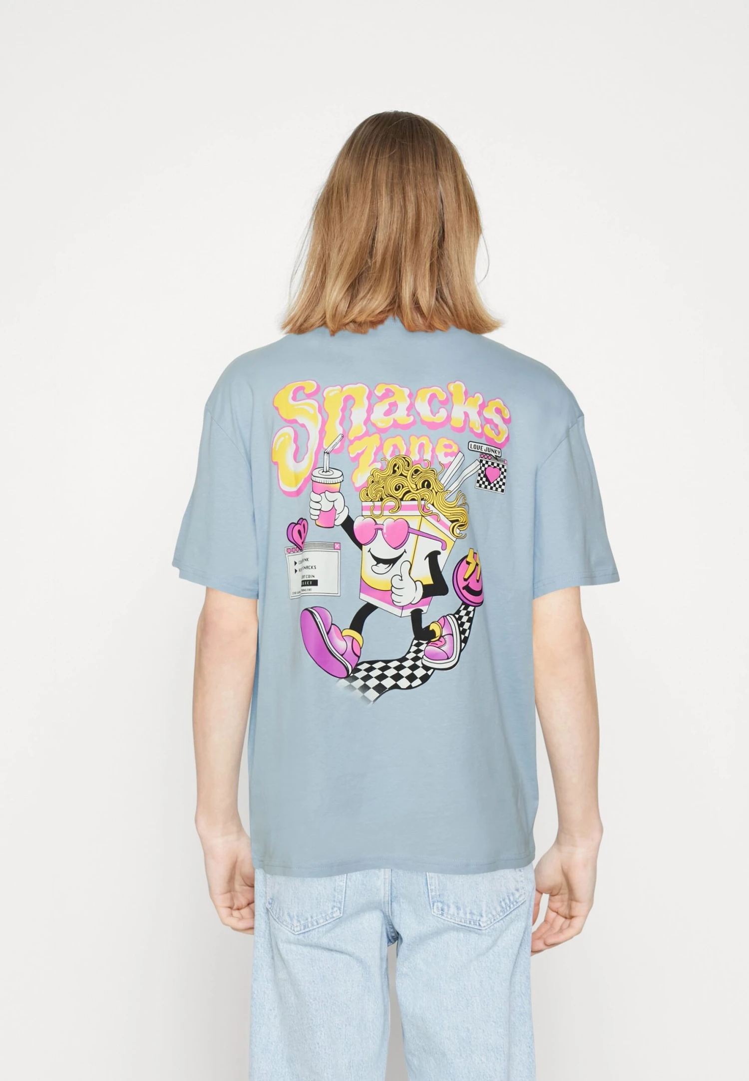 YOURTURN Unisex - T-Shirt Print - Blue 3 YOURTURN Unisex - T-Shirt Print - Blue - Afbeelding 3