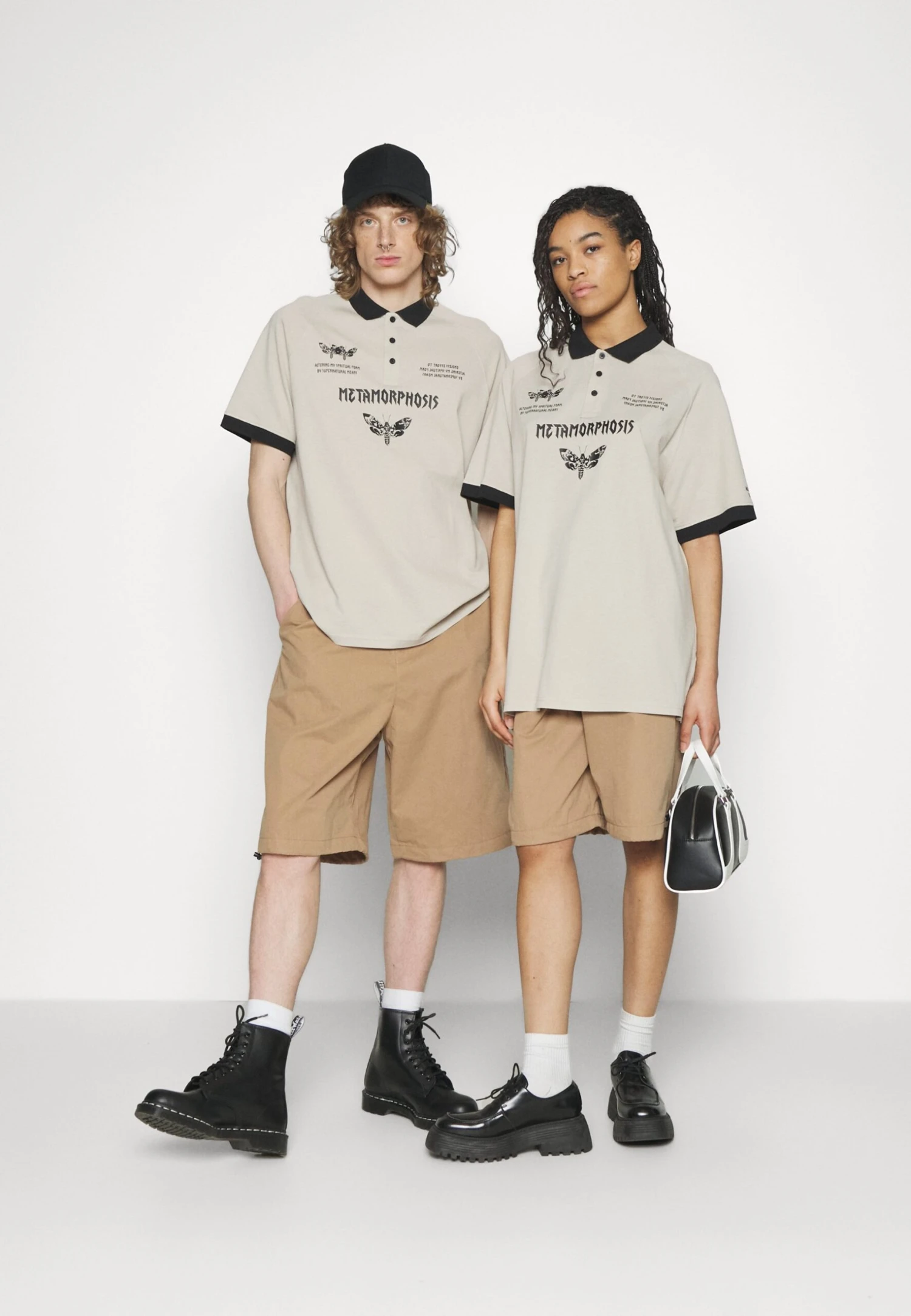 YOURTURN Genderless Parachute - Shorts - Brown 2 YOURTURN Genderless Parachute - Shorts - Brown - Afbeelding 2