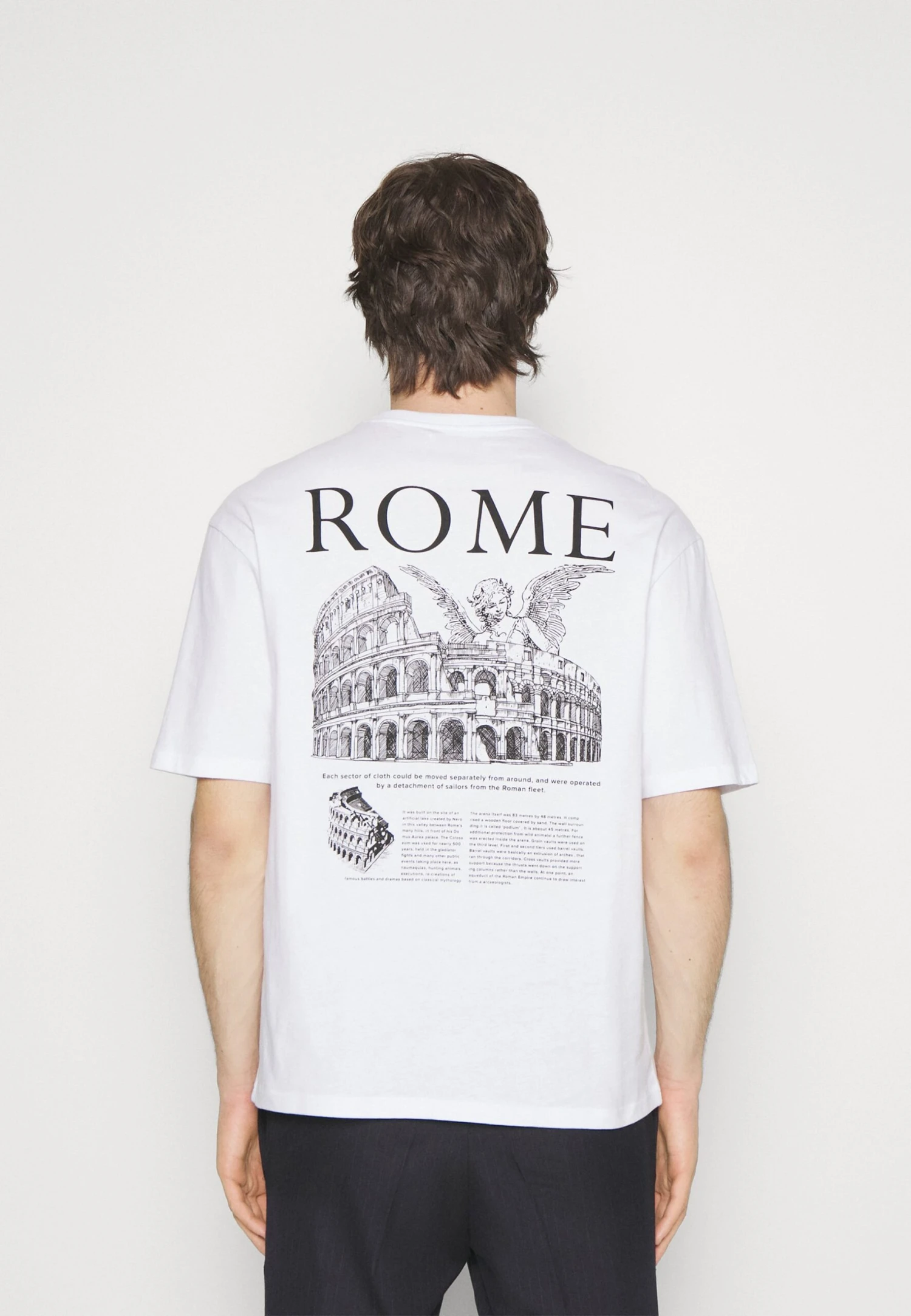 YOURTURN Unisex - T-Shirt Print -White 3 YOURTURN Unisex - T-Shirt Print -White - Afbeelding 3