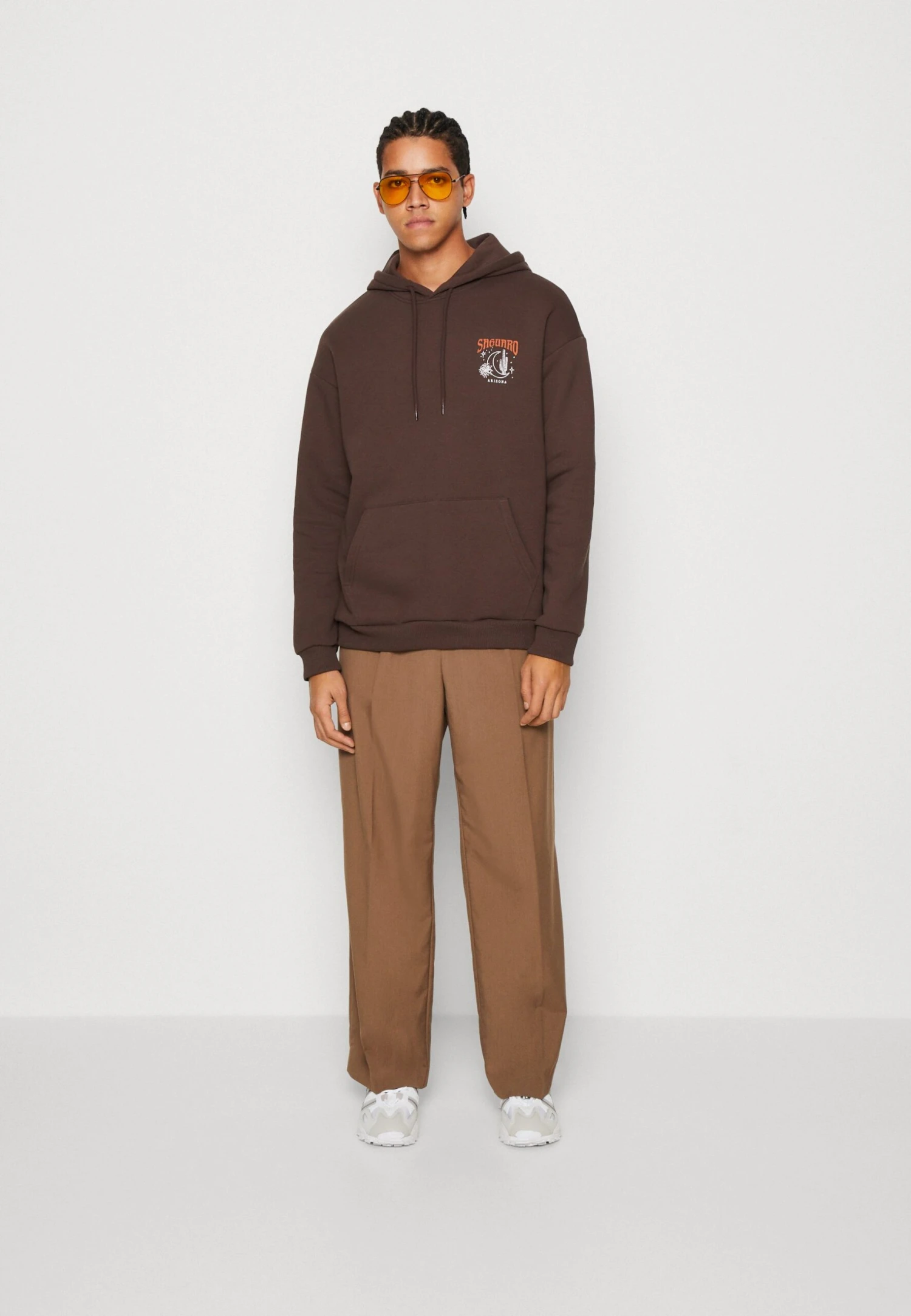 YOURTURN Unisex - Hoodie - Brown 2 YOURTURN Unisex - Hoodie - Brown - Afbeelding 2