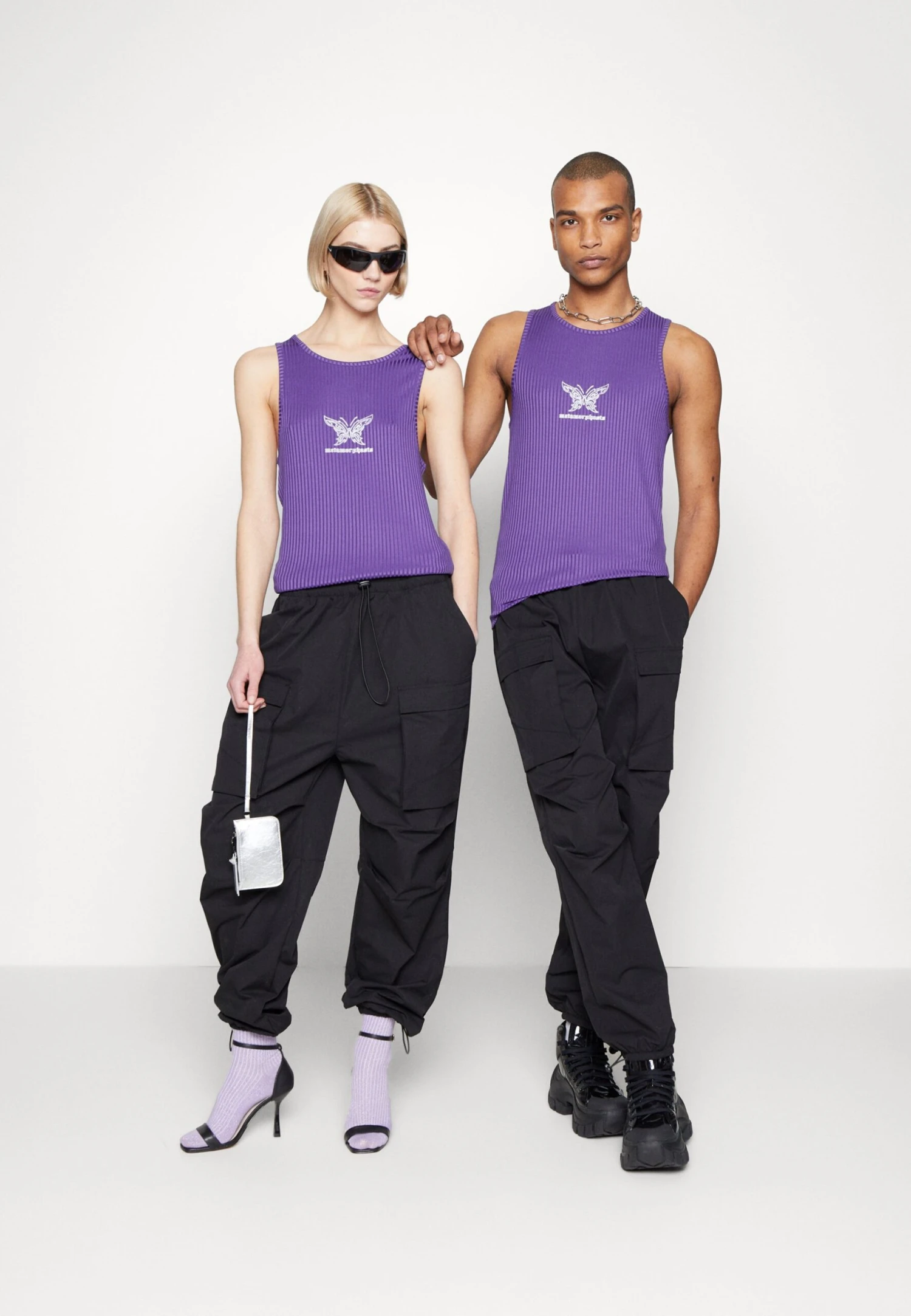YOURTURN Unisex - Top - Purple 2 YOURTURN Unisex - Top - Purple - Afbeelding 2
