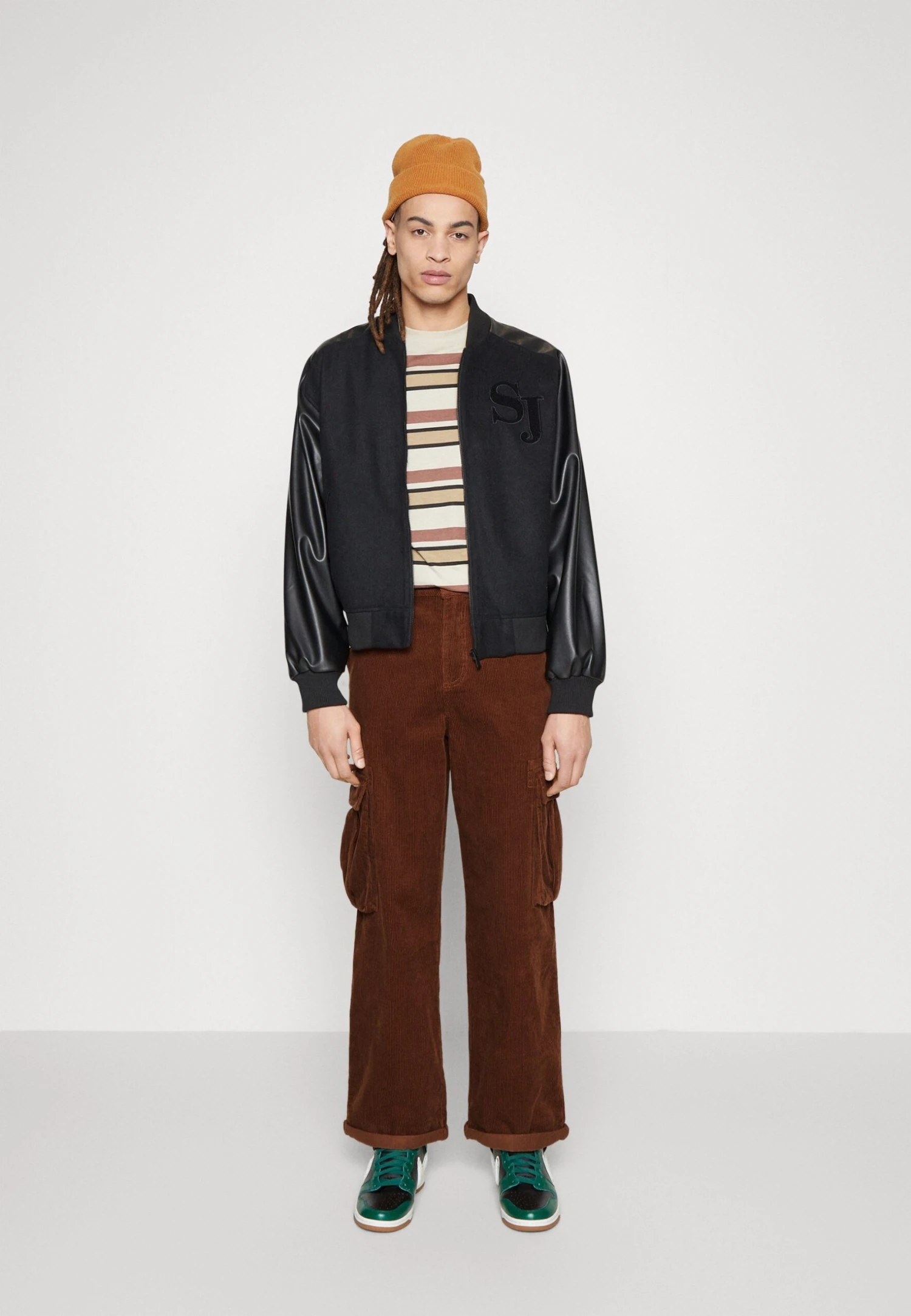 YOURTURN Corduroy Unisex - Cargobroek - Dark Brown 2 YOURTURN Corduroy Unisex - Cargobroek - Dark Brown - Afbeelding 2