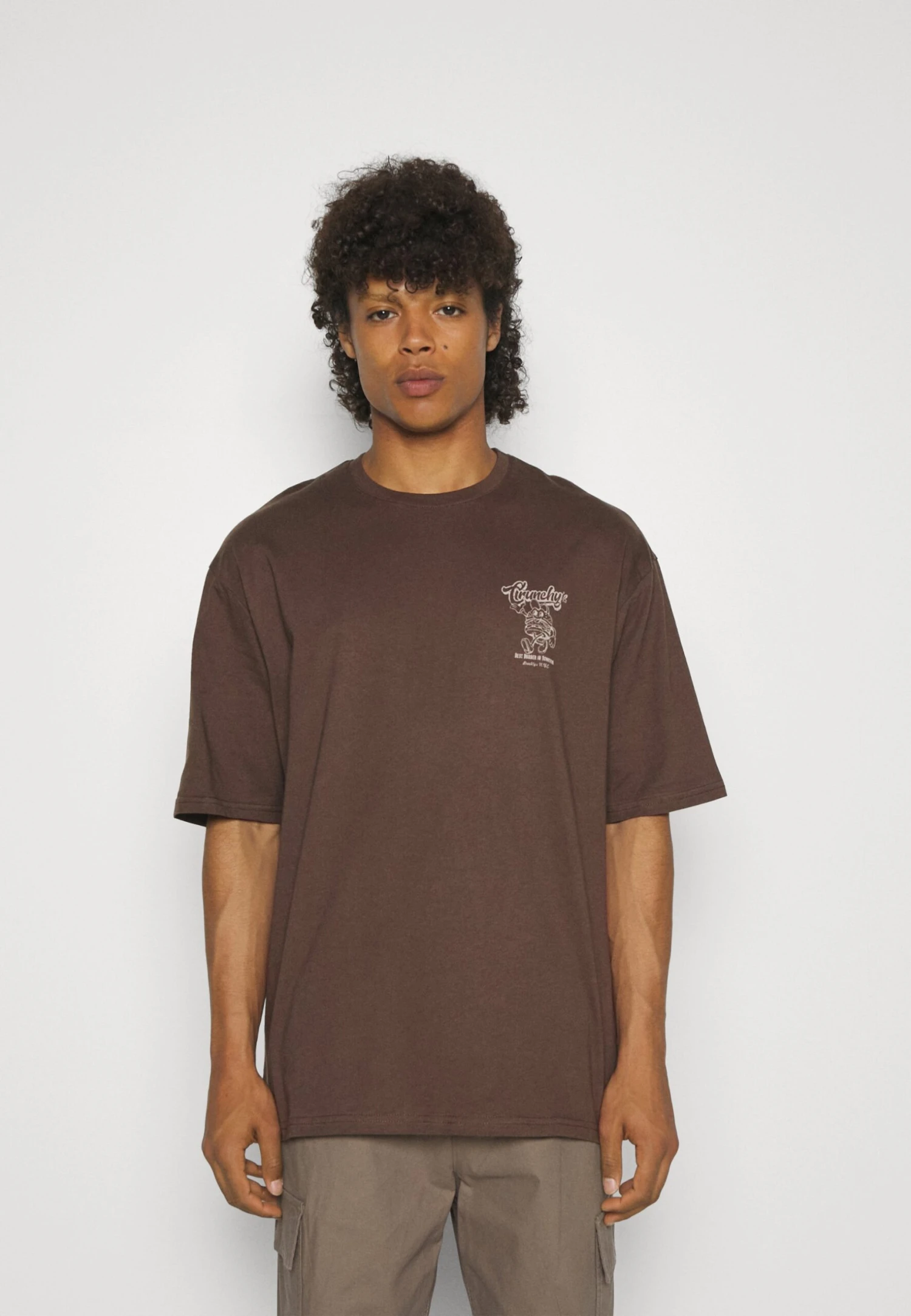 YOURTURN Unisex - T-Shirt Print - Brown 1 YOURTURN Unisex - T-Shirt Print - Brown