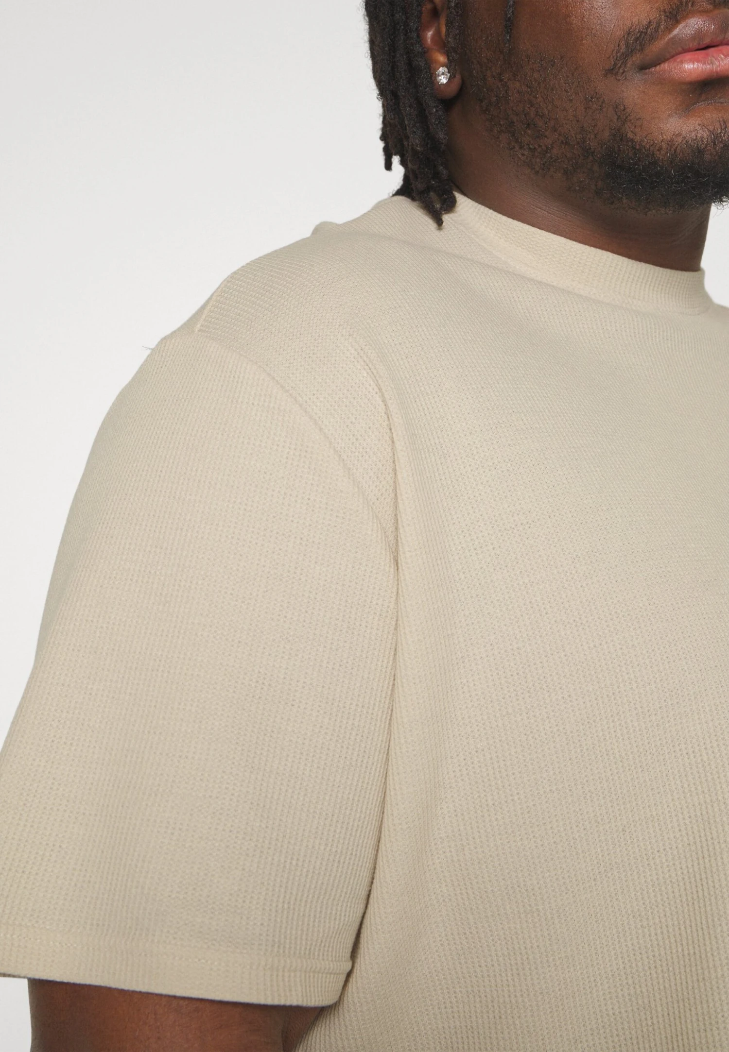 YOURTURN Unisex - T-Shirt Basic -Light Green/ Off-White 9 YOURTURN Unisex - T-Shirt Basic -Light Green/ Off-White - Afbeelding 9