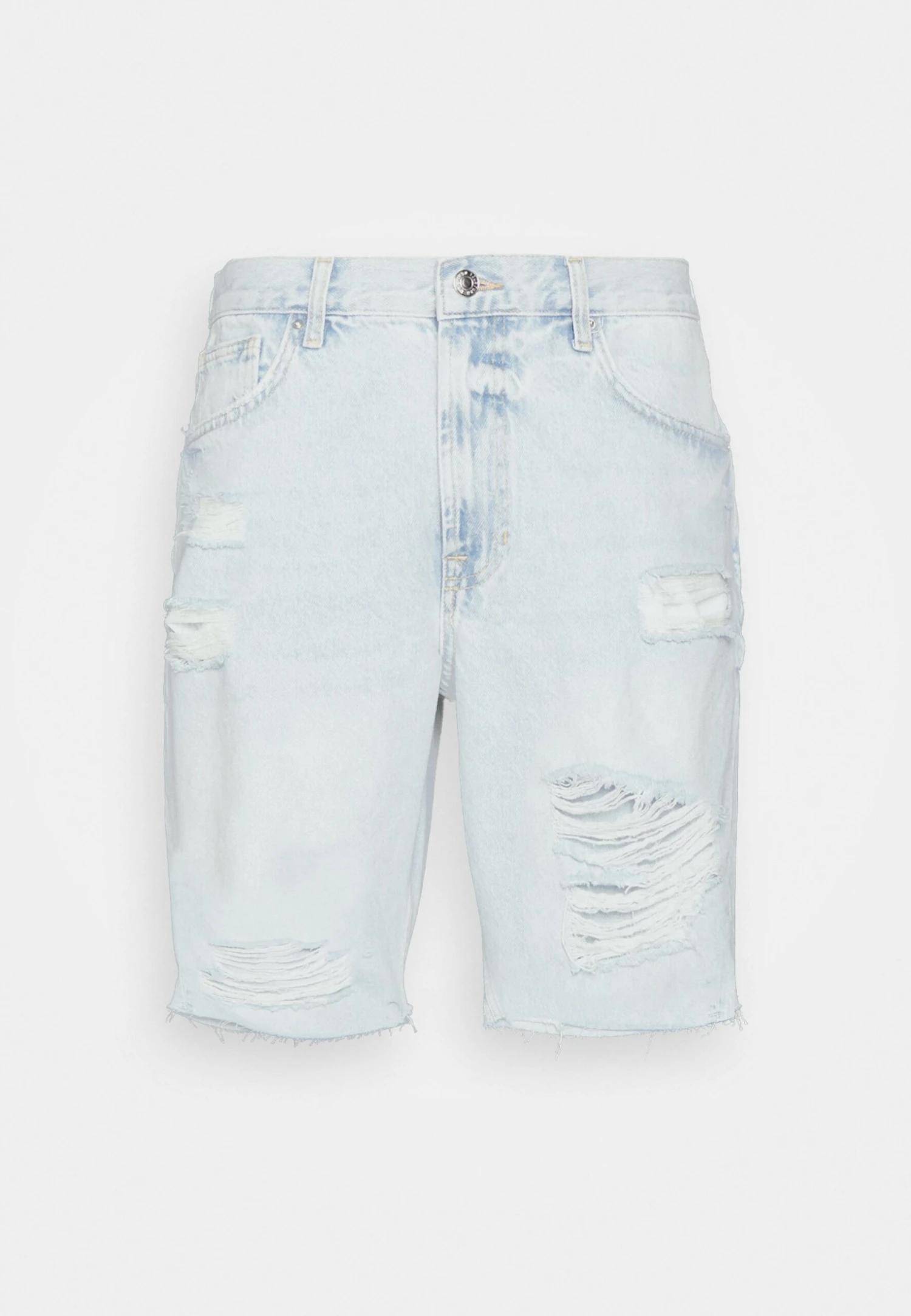 YOURTURN Unisex - Jeansshort - Light Blue Denim 6 YOURTURN Unisex - Jeansshort - Light Blue Denim - Afbeelding 6