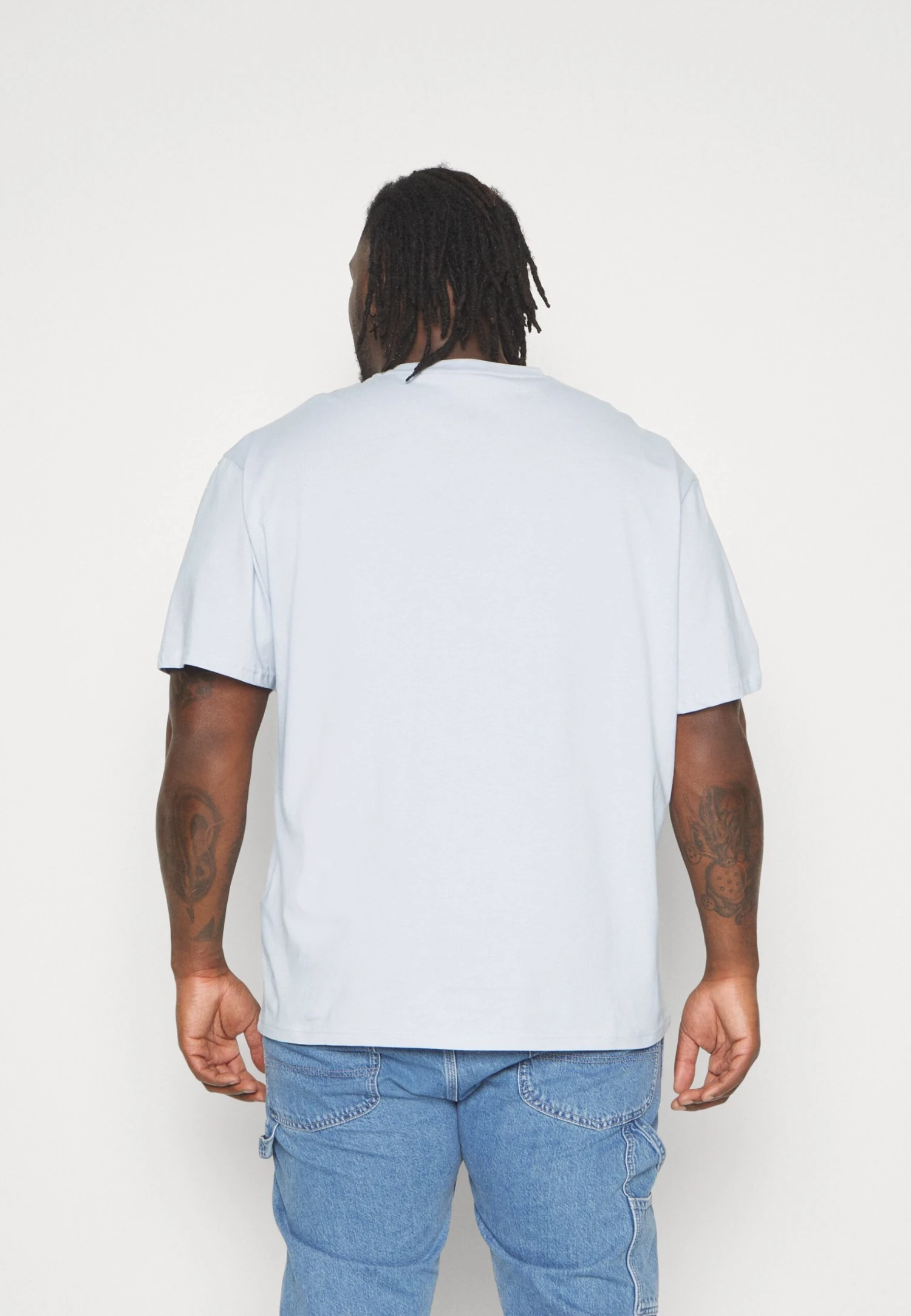 YOURTURN Unisex 2 Pack- T-Shirt Basic - Light Blue/Dark Blue 3 YOURTURN Unisex 2 Pack- T-Shirt Basic - Light Blue/Dark Blue - Afbeelding 3