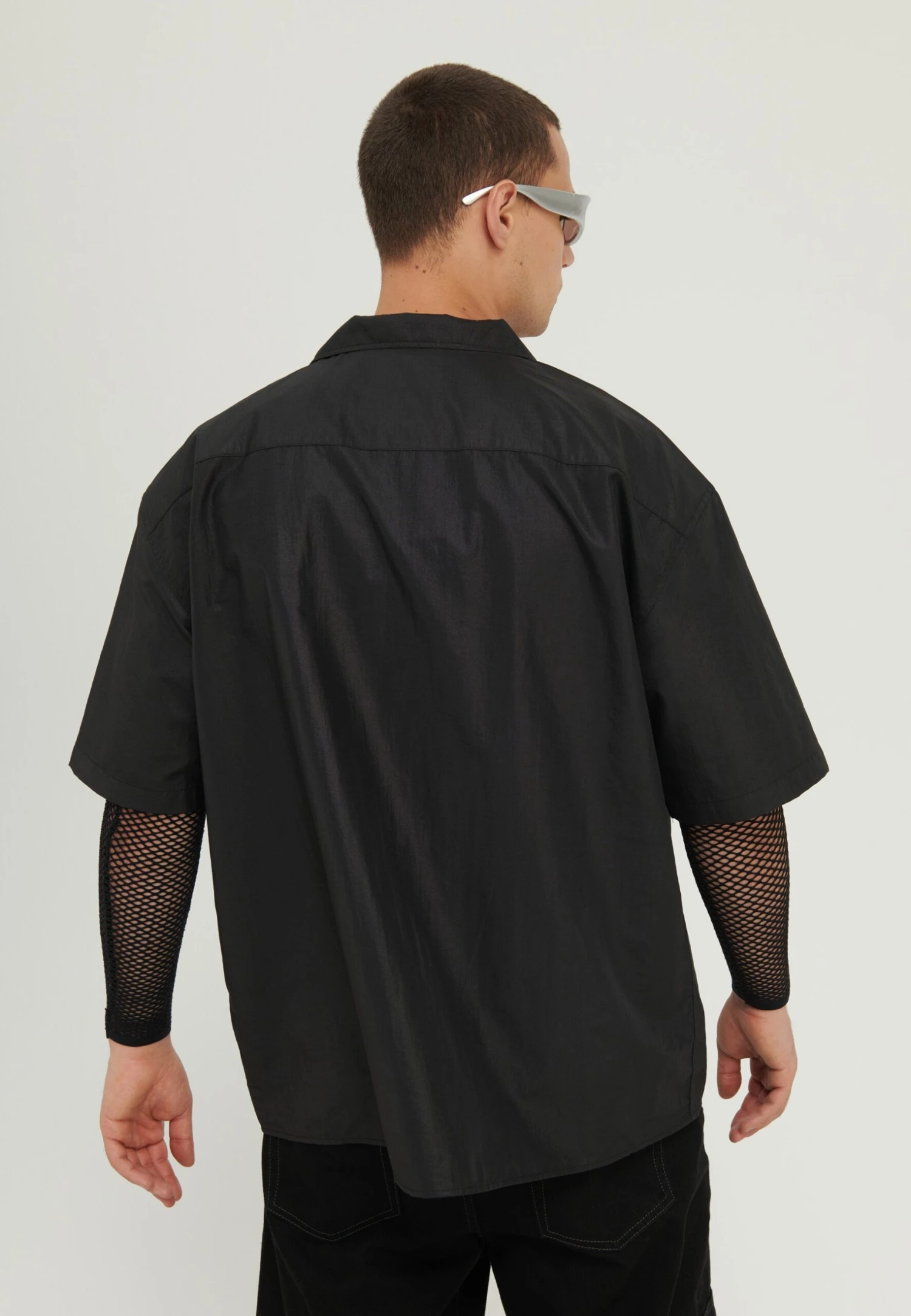 YOURTURN Unisex - Overhemdblouse - Black 3 YOURTURN Unisex - Overhemdblouse - Black - Afbeelding 3