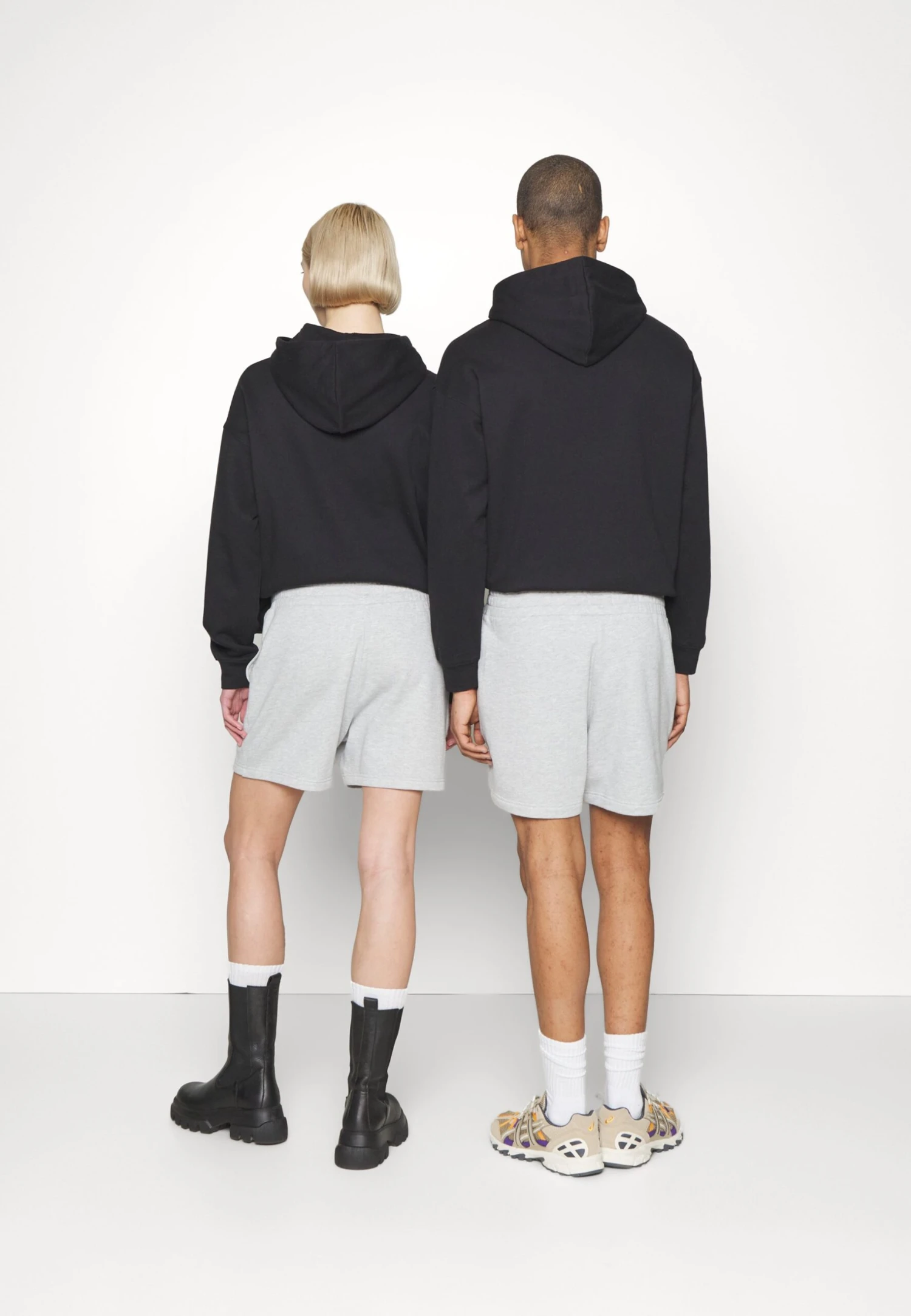 YOURTURN Unisex- Shorts - Light Grey 3 YOURTURN Unisex- Shorts - Light Grey - Afbeelding 3