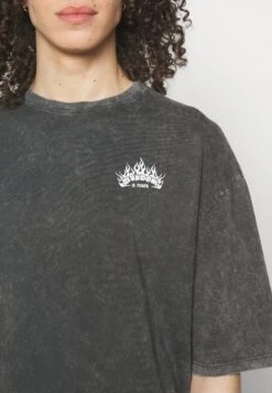 YOURTURN Skull Graphic Tee Unisex - T-Shirt Print - Mottled Black -YOURTURN Verkoopwinkel 68c8779b8a18425b8935c578b5aa33b5