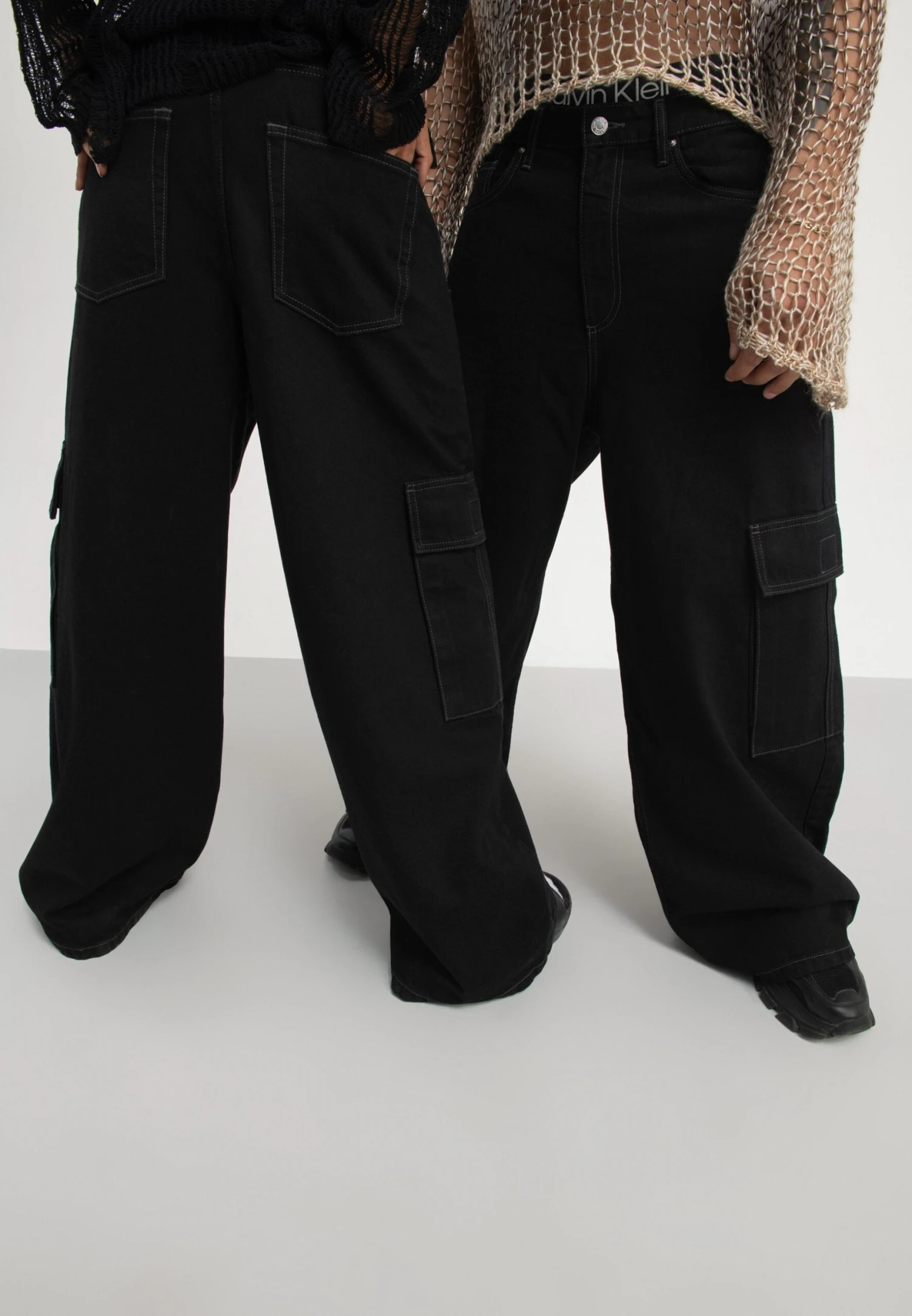 YOURTURN Unisex - Relaxed Fit Jeans - Black Denim 3 YOURTURN Unisex - Relaxed Fit Jeans - Black Denim - Afbeelding 3