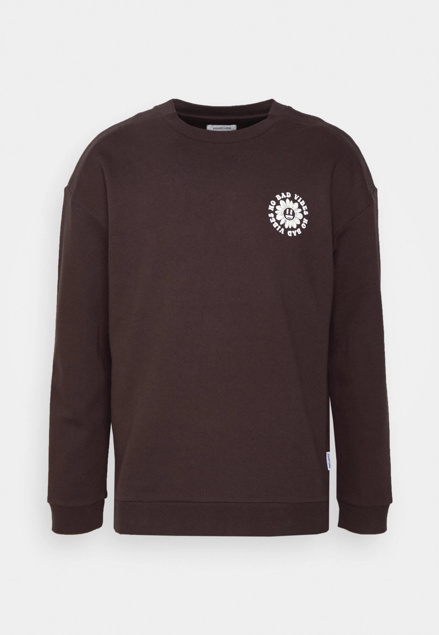 YOURTURN Unisex - Sweater - Dark Brown 7 YOURTURN Unisex - Sweater - Dark Brown - Afbeelding 7