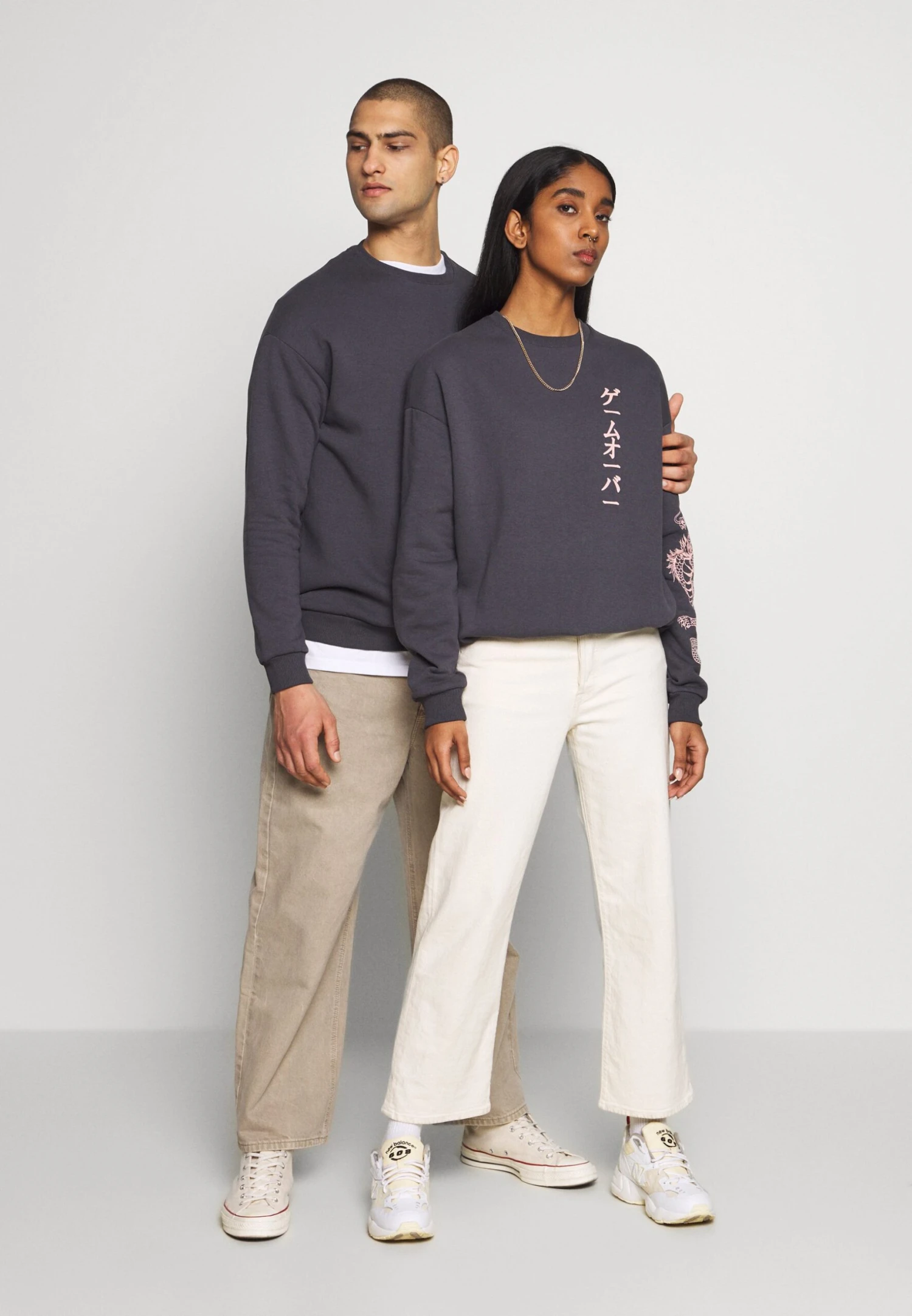 YOURTURN Sweater - Dark Gray 2 YOURTURN Sweater - Dark Gray - Afbeelding 2