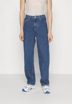 YOURTURN Unisex - Relaxed Fit Jeans - Dark Blue Denim