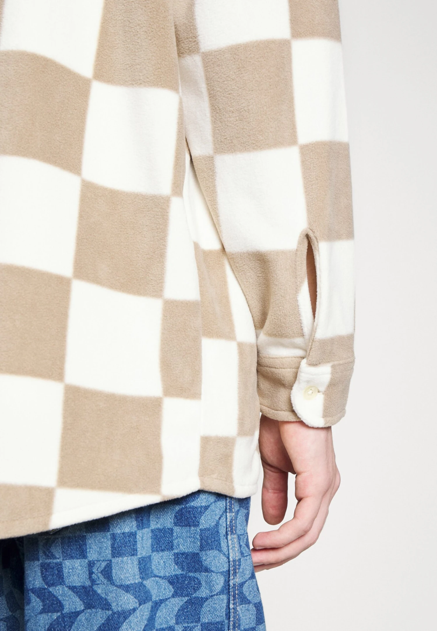 YOURTURN Unisex - Overhemdblouse - Beige 6 YOURTURN Unisex - Overhemdblouse - Beige - Afbeelding 6