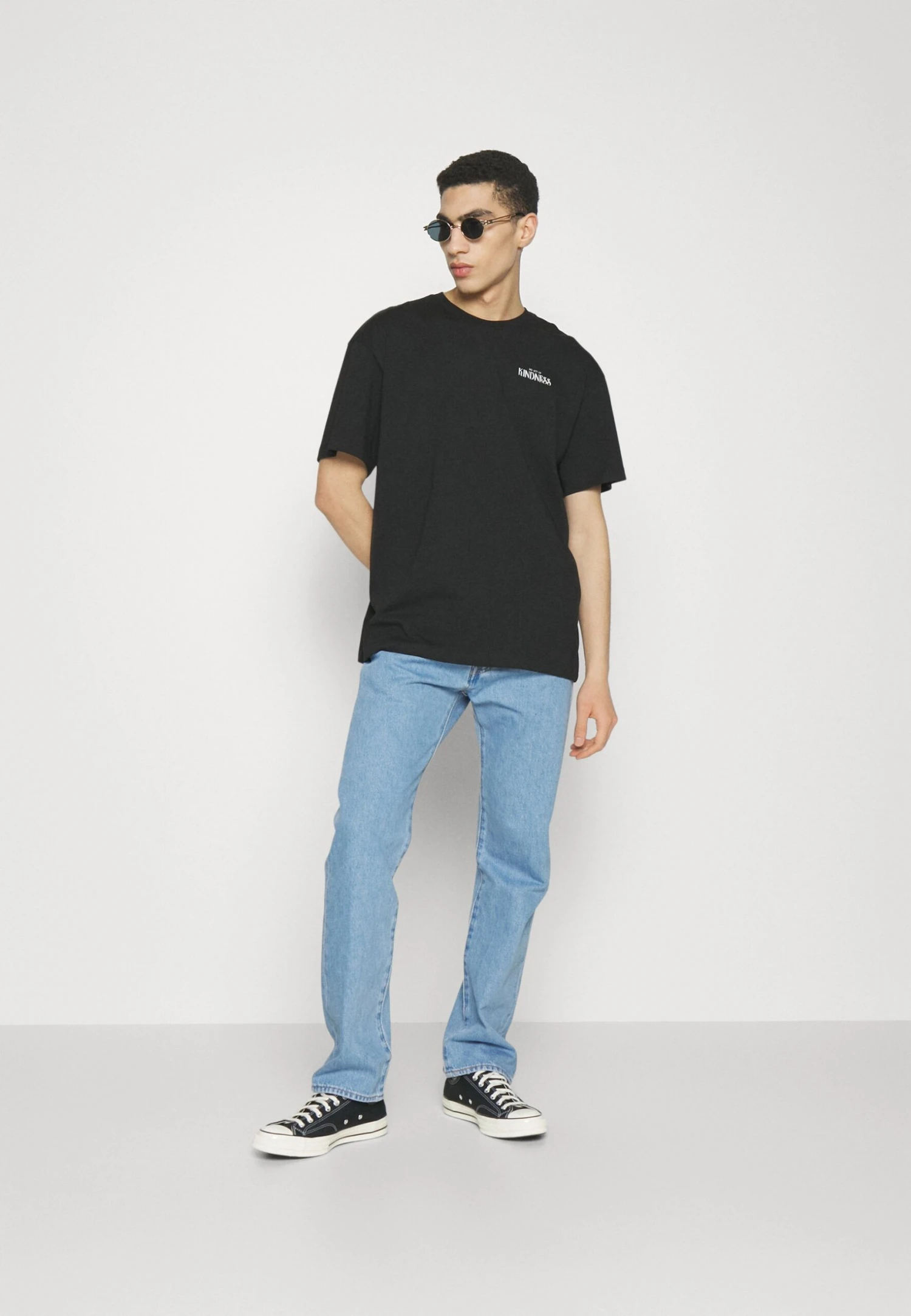 YOURTURN Dragon Graphic TeeUnisex - T-Shirt Print - Black 2 YOURTURN Dragon Graphic TeeUnisex - T-Shirt Print - Black - Afbeelding 2