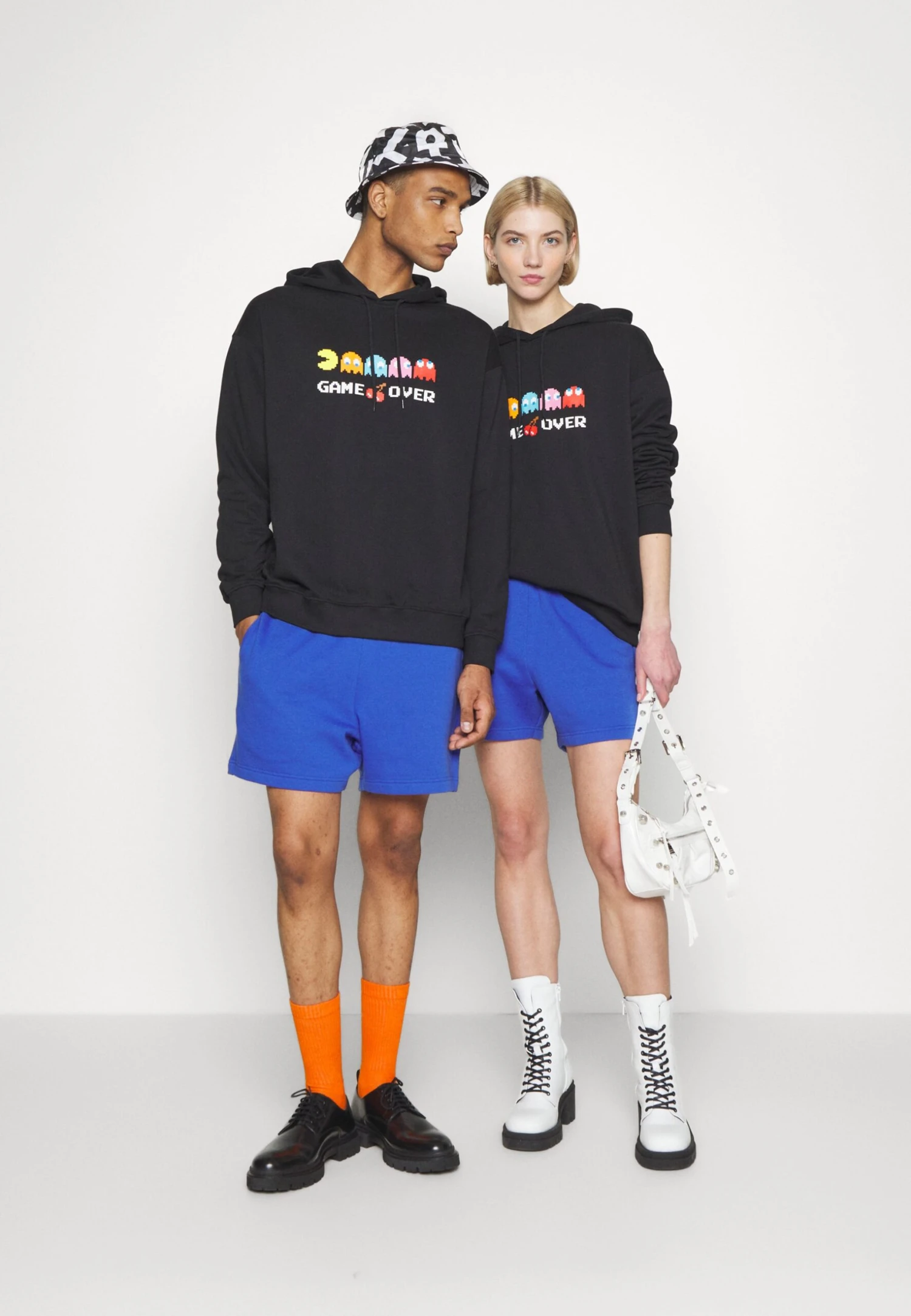 YOURTURN Unisex- Shorts - Blue 2 YOURTURN Unisex- Shorts - Blue - Afbeelding 2