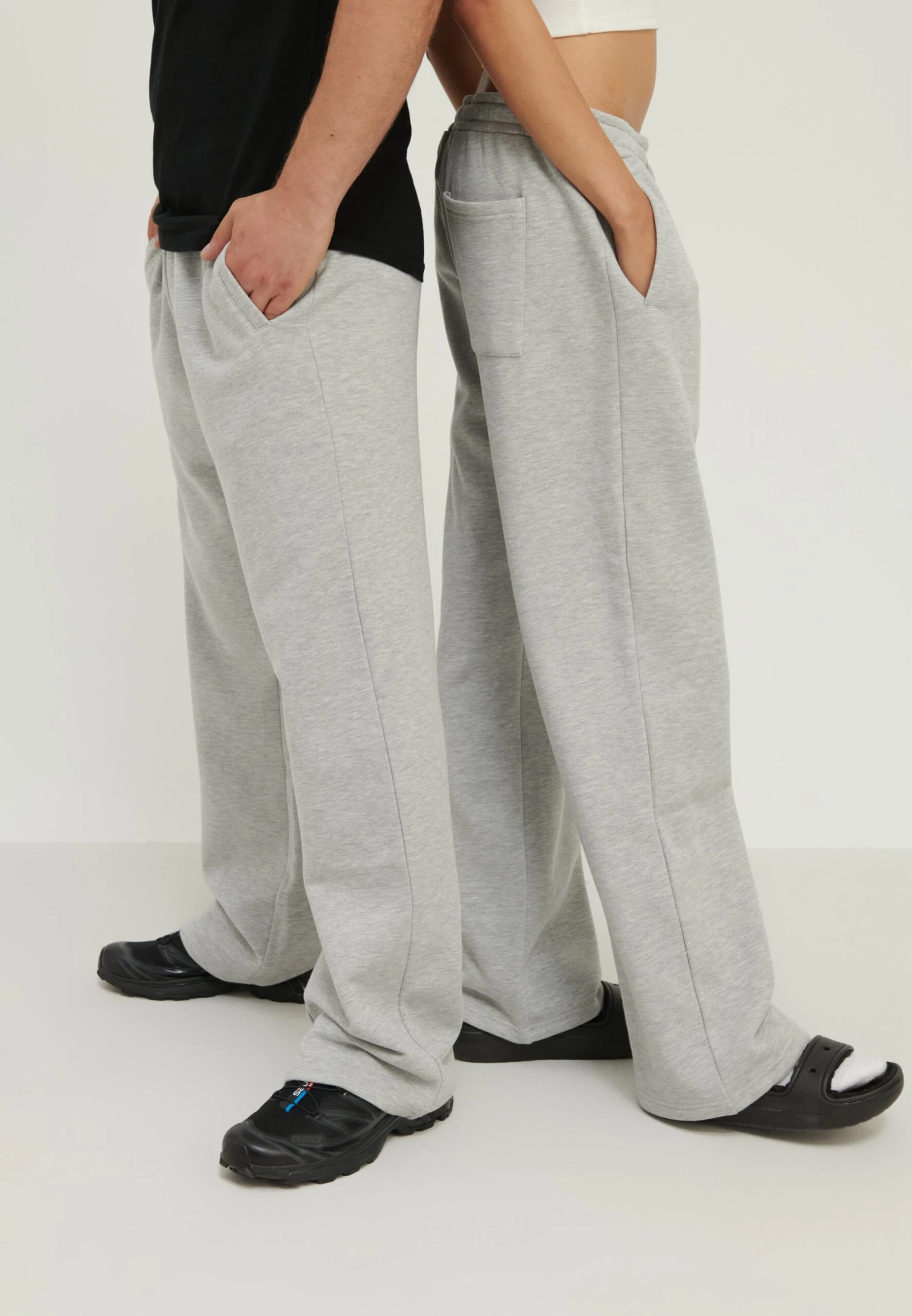 YOURTURN Unisex - Trainingsbroek - Mottled Light Grey 3 YOURTURN Unisex - Trainingsbroek - Mottled Light Grey - Afbeelding 3