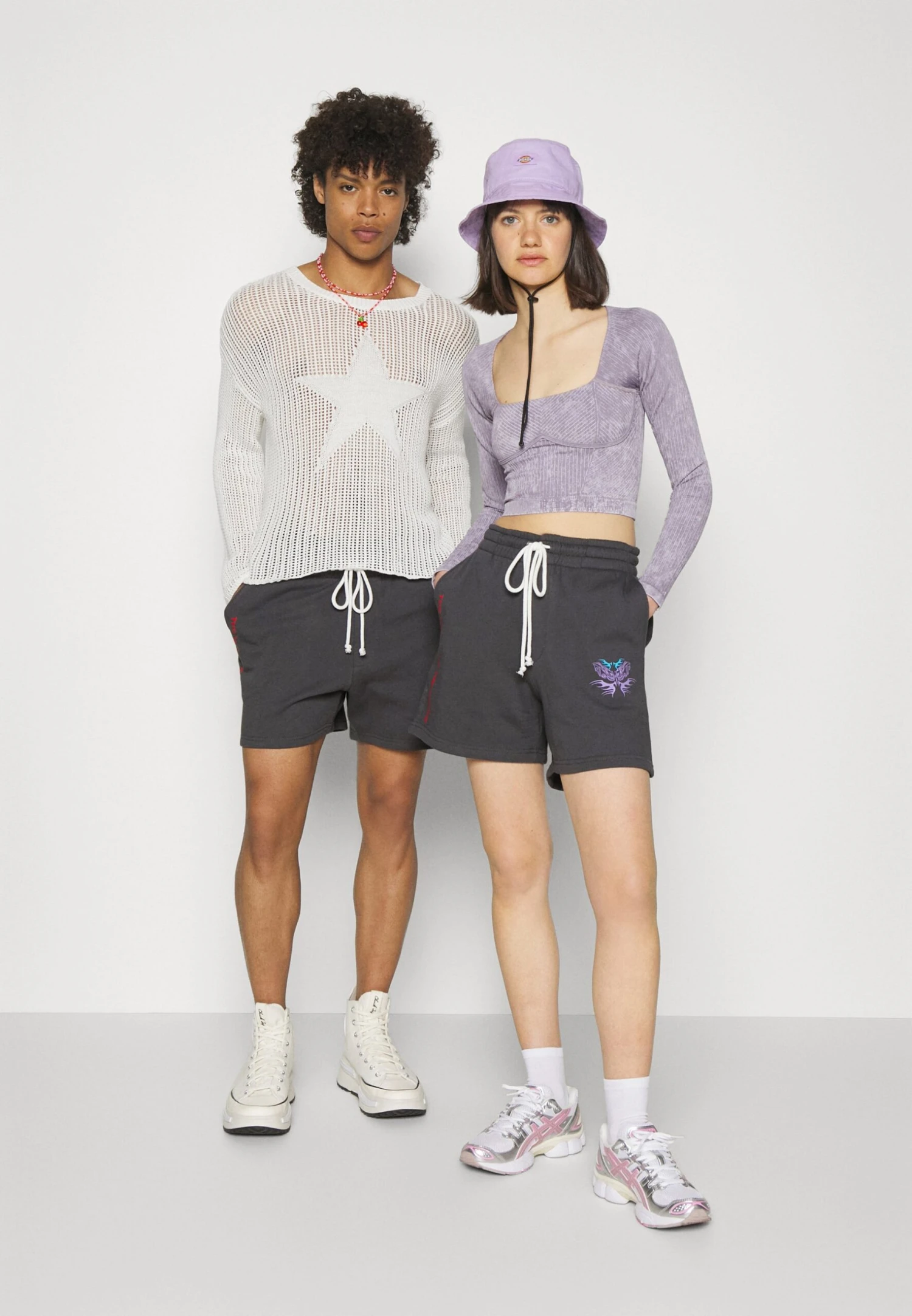 YOURTURN Graphic - Shorts - Dark Grey 2 YOURTURN Graphic - Shorts - Dark Grey - Afbeelding 2