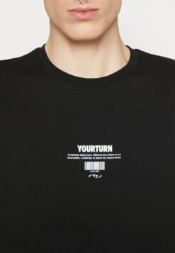 YOURTURN Unisex - T-Shirt Print -Black -YOURTURN Verkoopwinkel 8310ce7744d343d09d1ffd23ec80009a