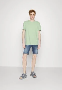 YOURTURN Unisex 5 Pack - T-Shirt Basic - White/Blue-Grey/Purple