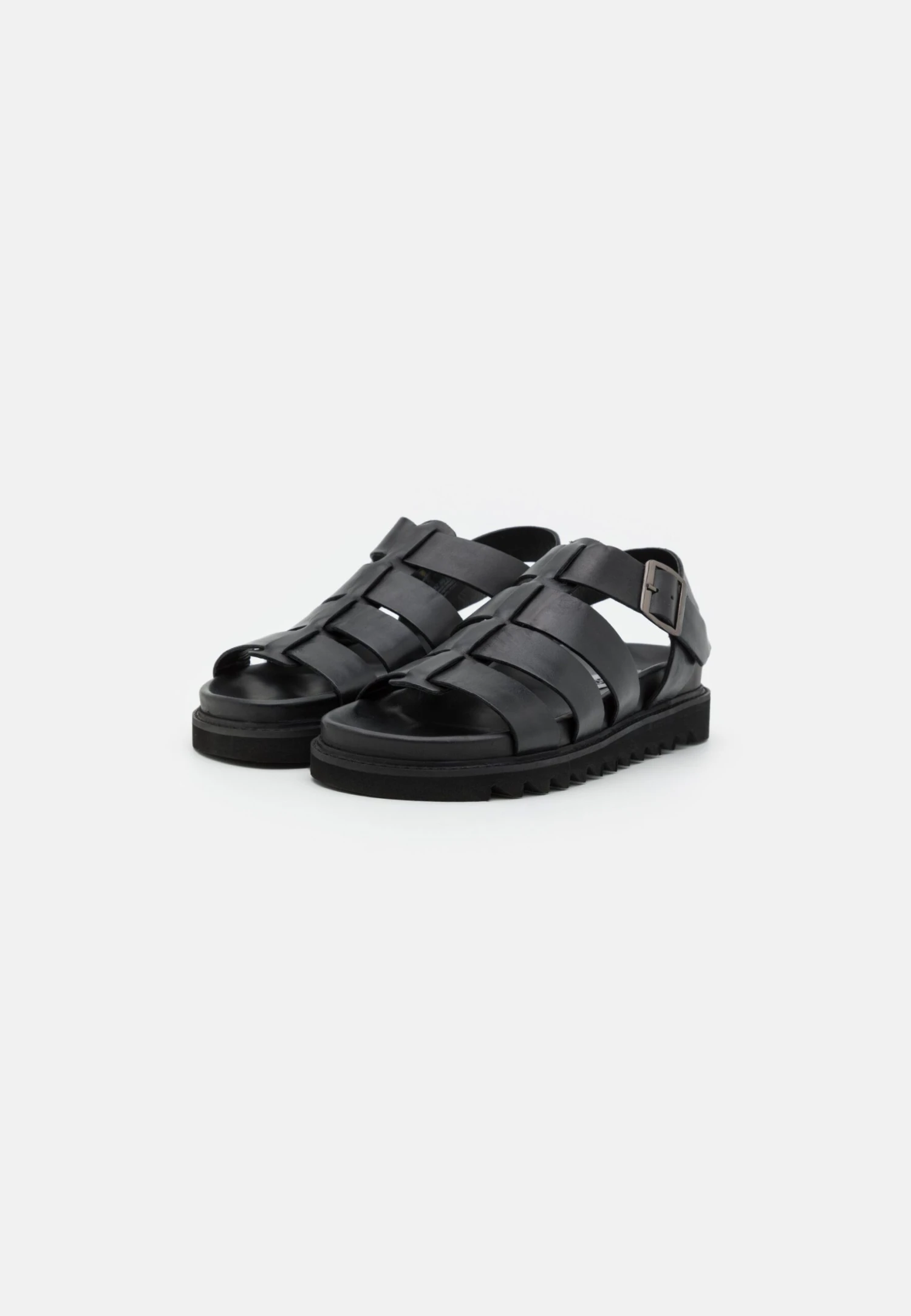 YOURTURN Leather Unisex- Sandalen - Black 2 YOURTURN Leather Unisex- Sandalen - Black - Afbeelding 2