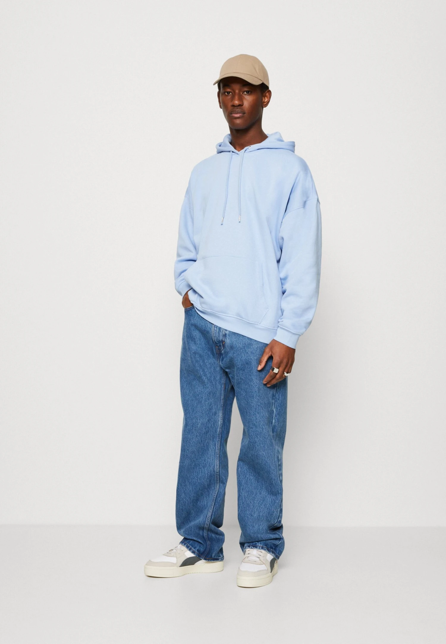 YOURTURN Super Oversized Unisex - Hoodie - Light Blue 2 YOURTURN Super Oversized Unisex - Hoodie - Light Blue - Afbeelding 2