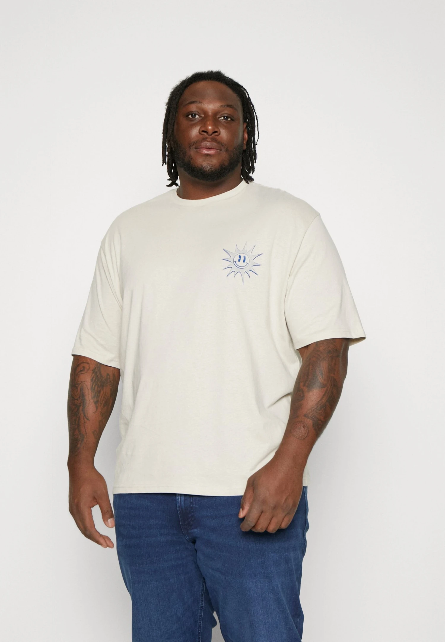 YOURTURN T-Shirt Print - Beige 1 YOURTURN T-Shirt Print - Beige