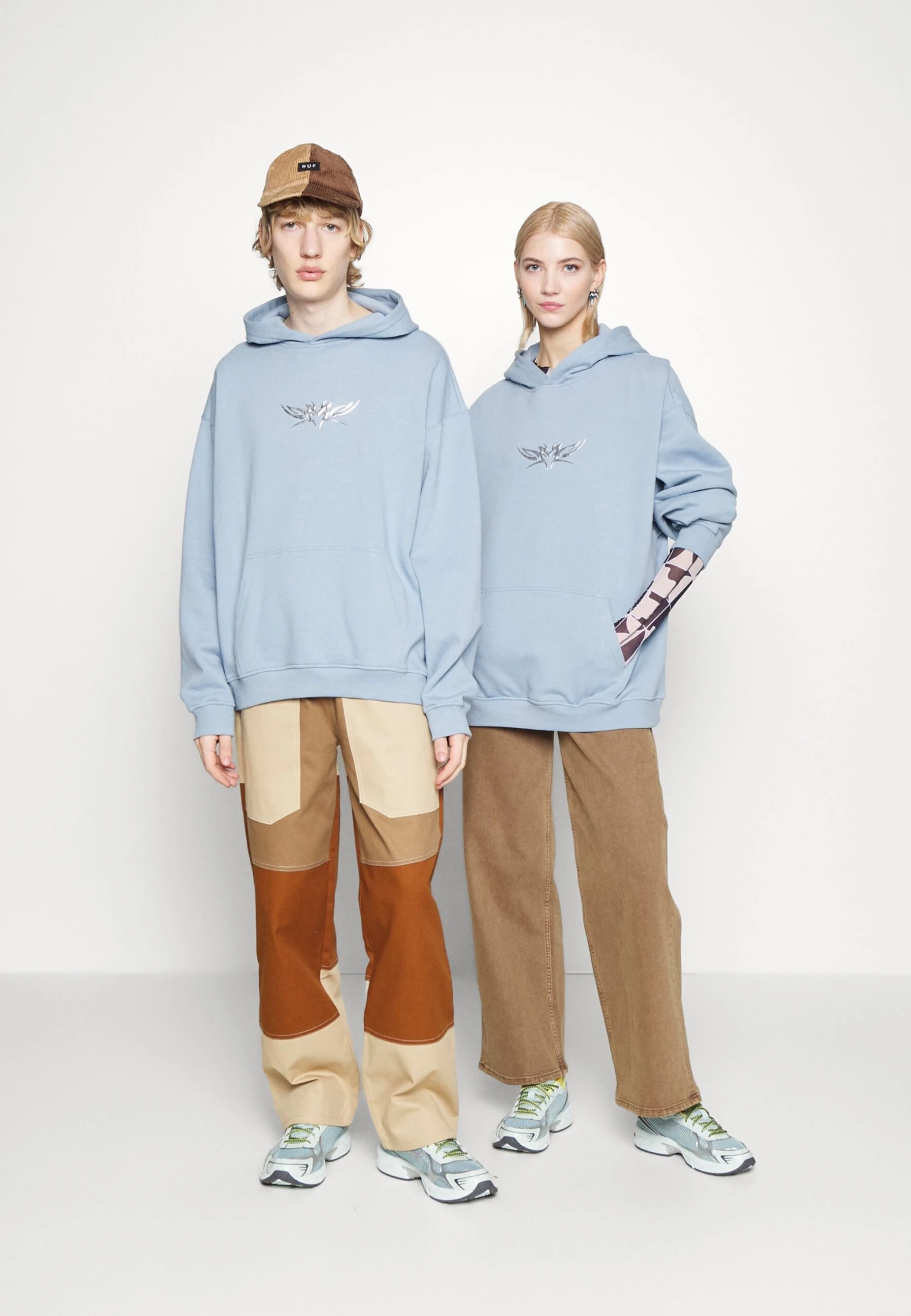 YOURTURN Unisex - Hoodie - Light Blue 2 YOURTURN Unisex - Hoodie - Light Blue - Afbeelding 2