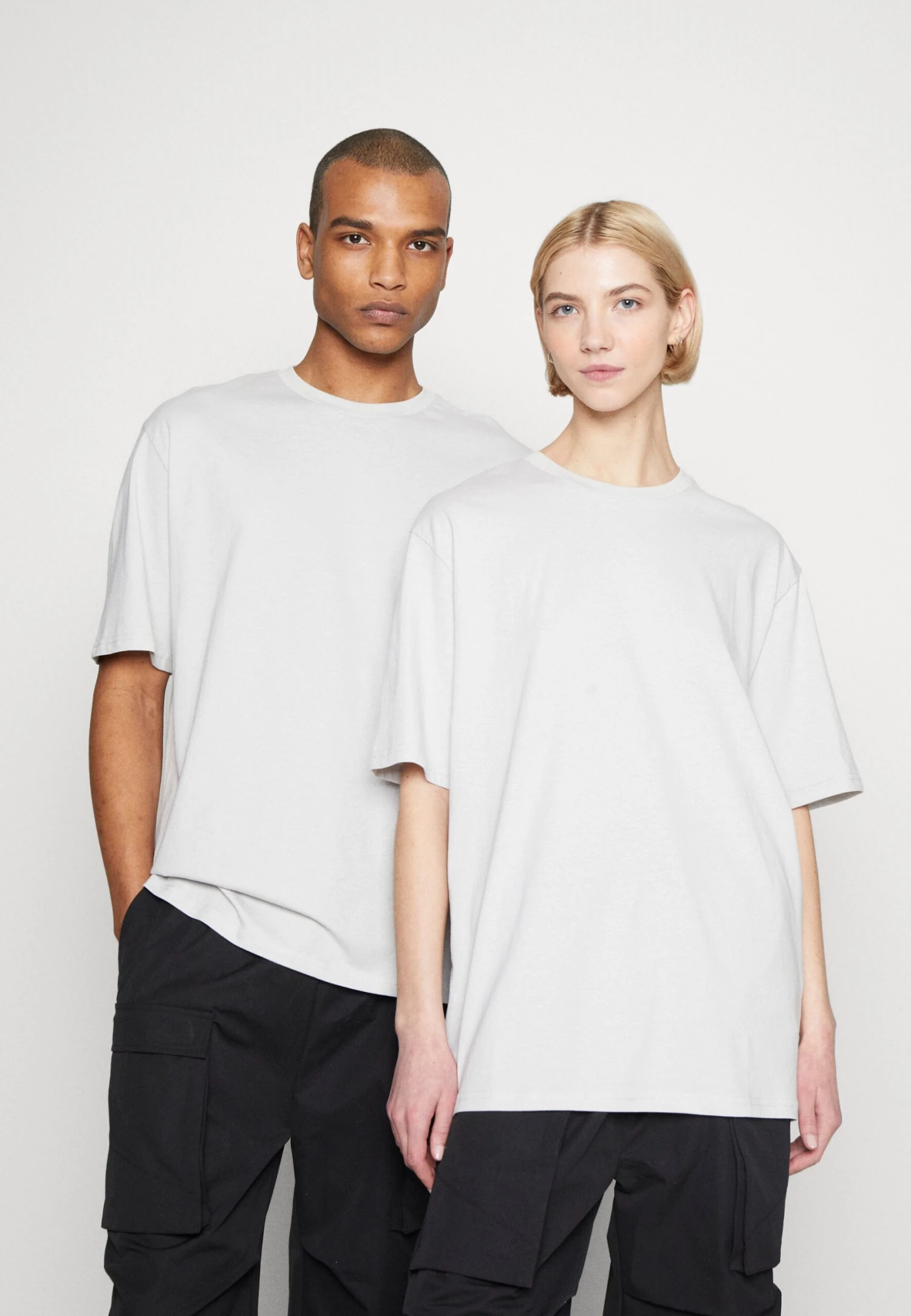 YOURTURN 3Pack Unisex - T-Shirt Basic - Light Blue/Grey/Pink 2 YOURTURN 3Pack Unisex - T-Shirt Basic - Light Blue/Grey/Pink - Afbeelding 2