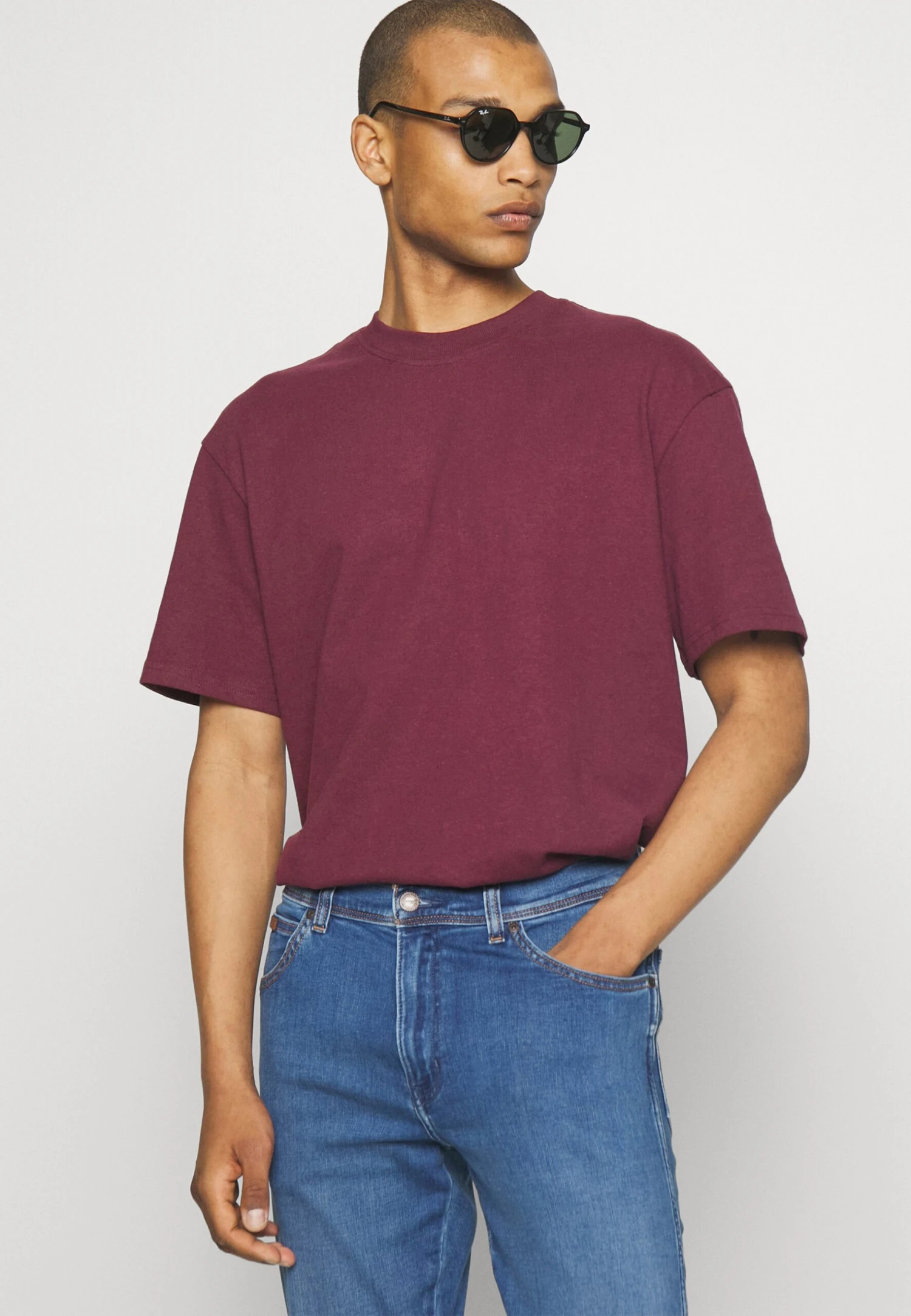 YOURTURN Unisex - T-Shirt Basic -Red 4 YOURTURN Unisex - T-Shirt Basic -Red - Afbeelding 4