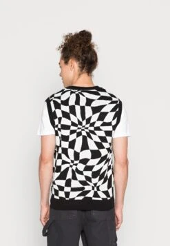 YOURTURN Distorted Check Vest Unisex - Trui - Black/White 7 YOURTURN Distorted Check Vest Unisex - Trui - Black/White -YOURTURN Verkoopwinkel b039e6683b6846d79acd1f15c36fae0f