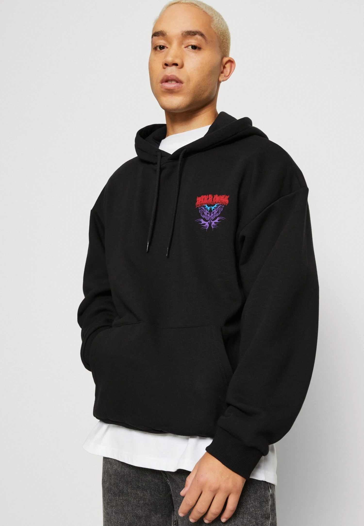 YOURTURN Darkness But- Sweater - Black 4 YOURTURN Darkness But- Sweater - Black - Afbeelding 4