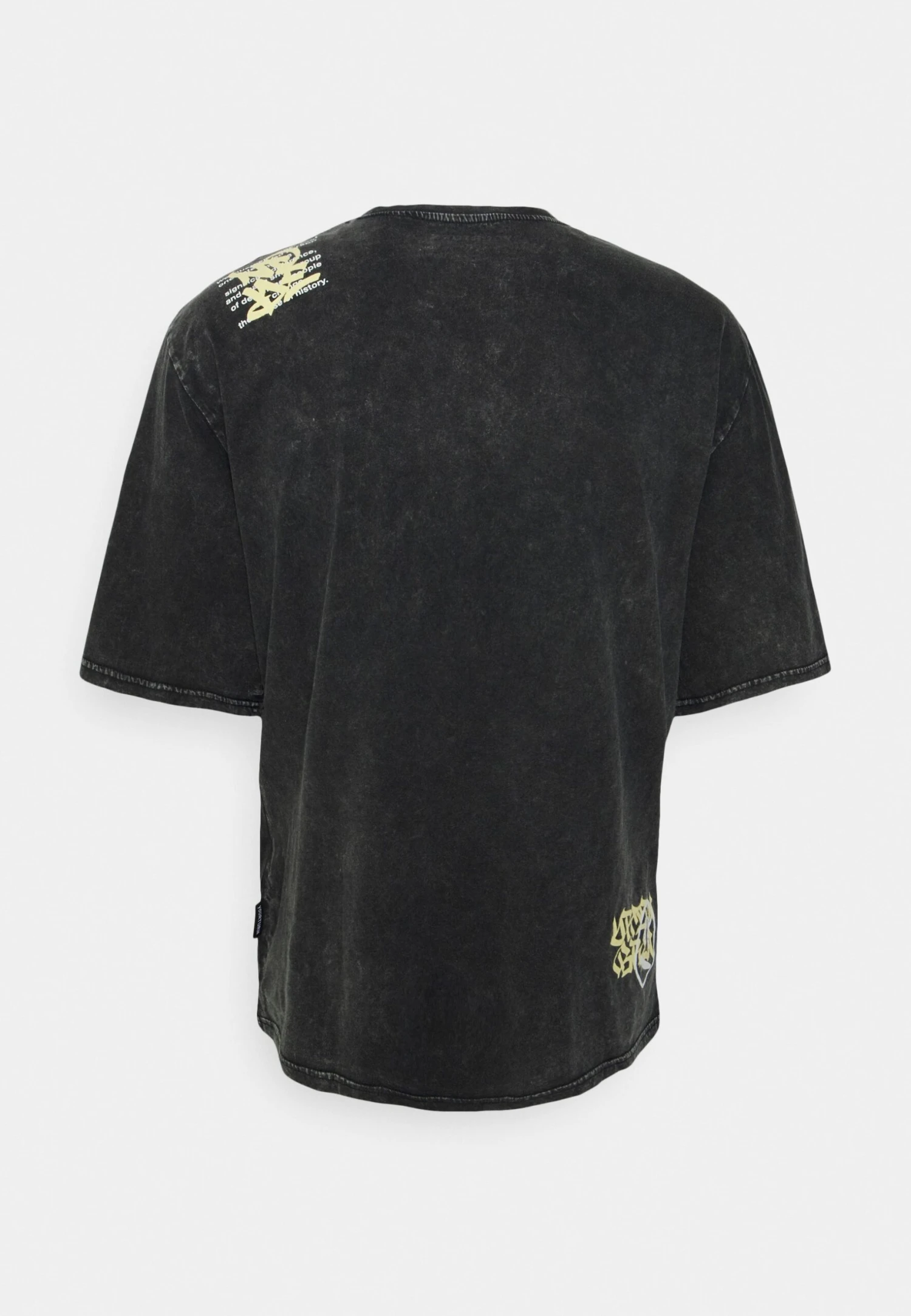 YOURTURN Print Wash Unisex - T-Shirt Print - Black 2 YOURTURN Print Wash Unisex - T-Shirt Print - Black - Afbeelding 2